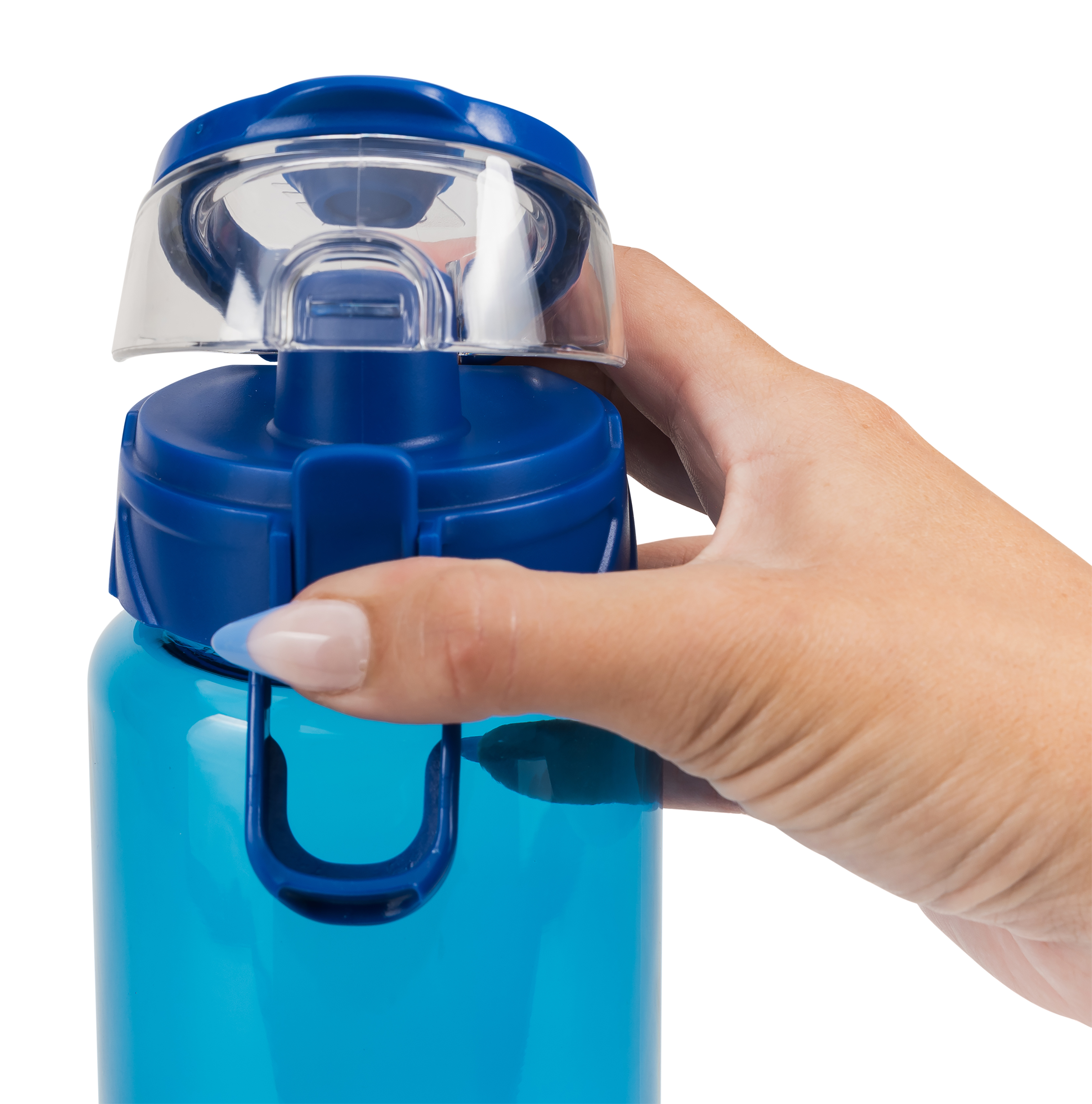 Cool Gear® Cylinder Bottle with Halo Lid - 32 Oz. 14
