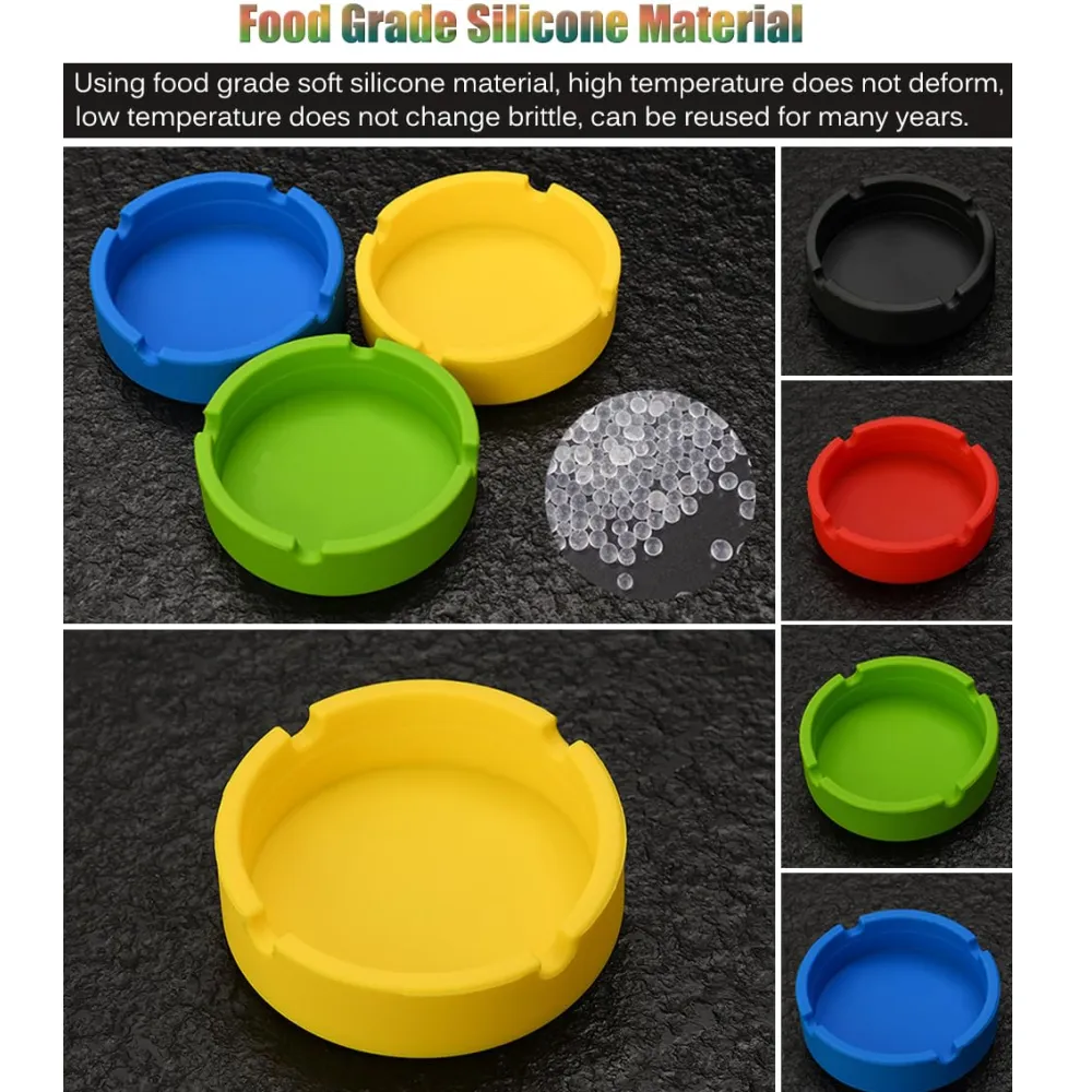 Silicone Cigarette Ashtray 16