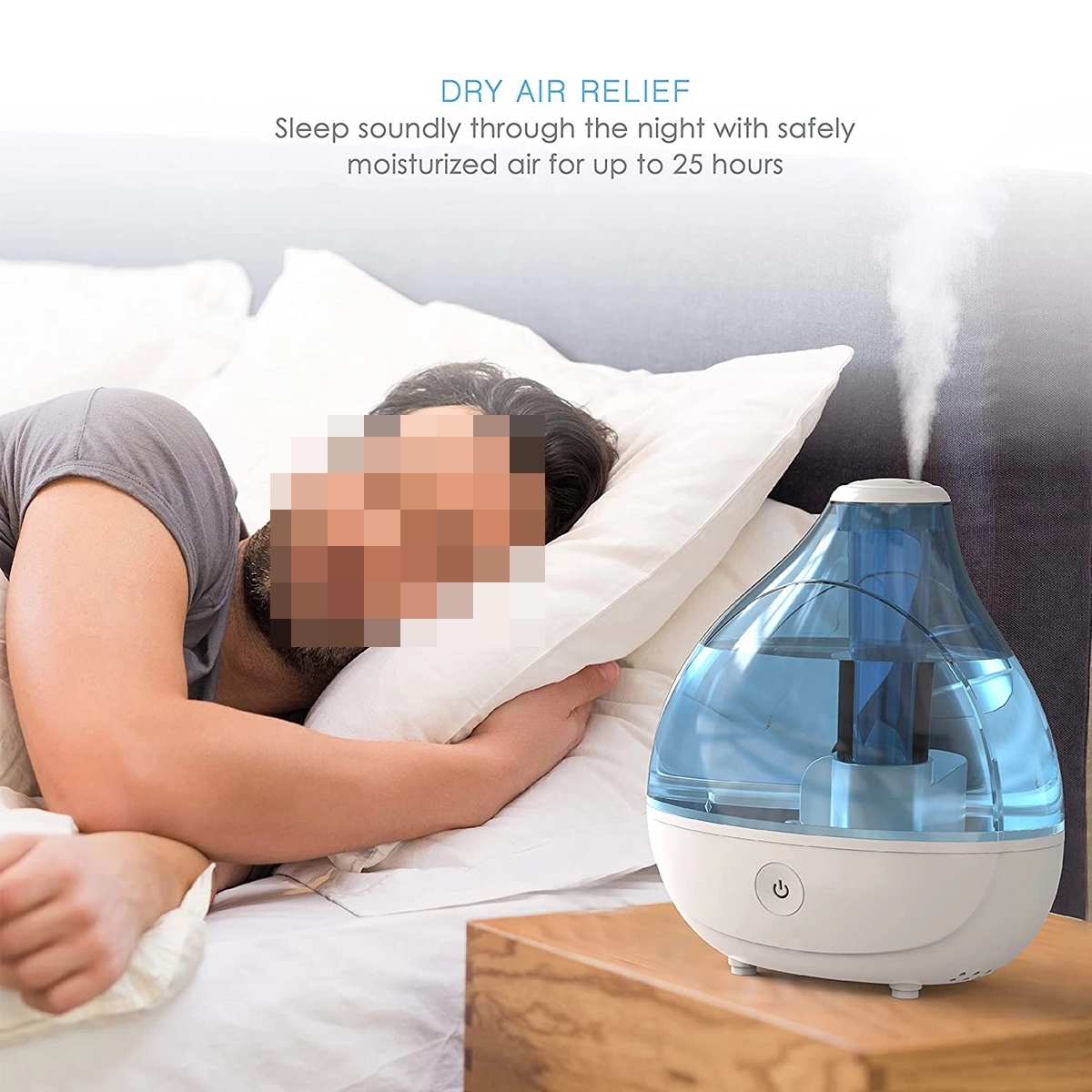 Ultrasonic Cool Mist Humidifier With Whisper Quiet Operation 3