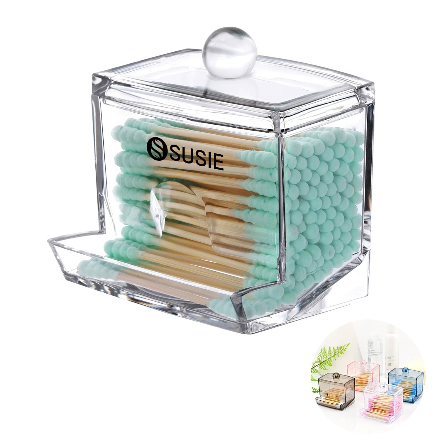 Cotton Ball Dispenser Organize 2