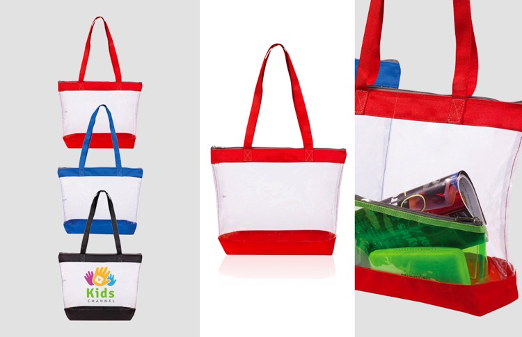 Everyday Clear Zip Tote 8