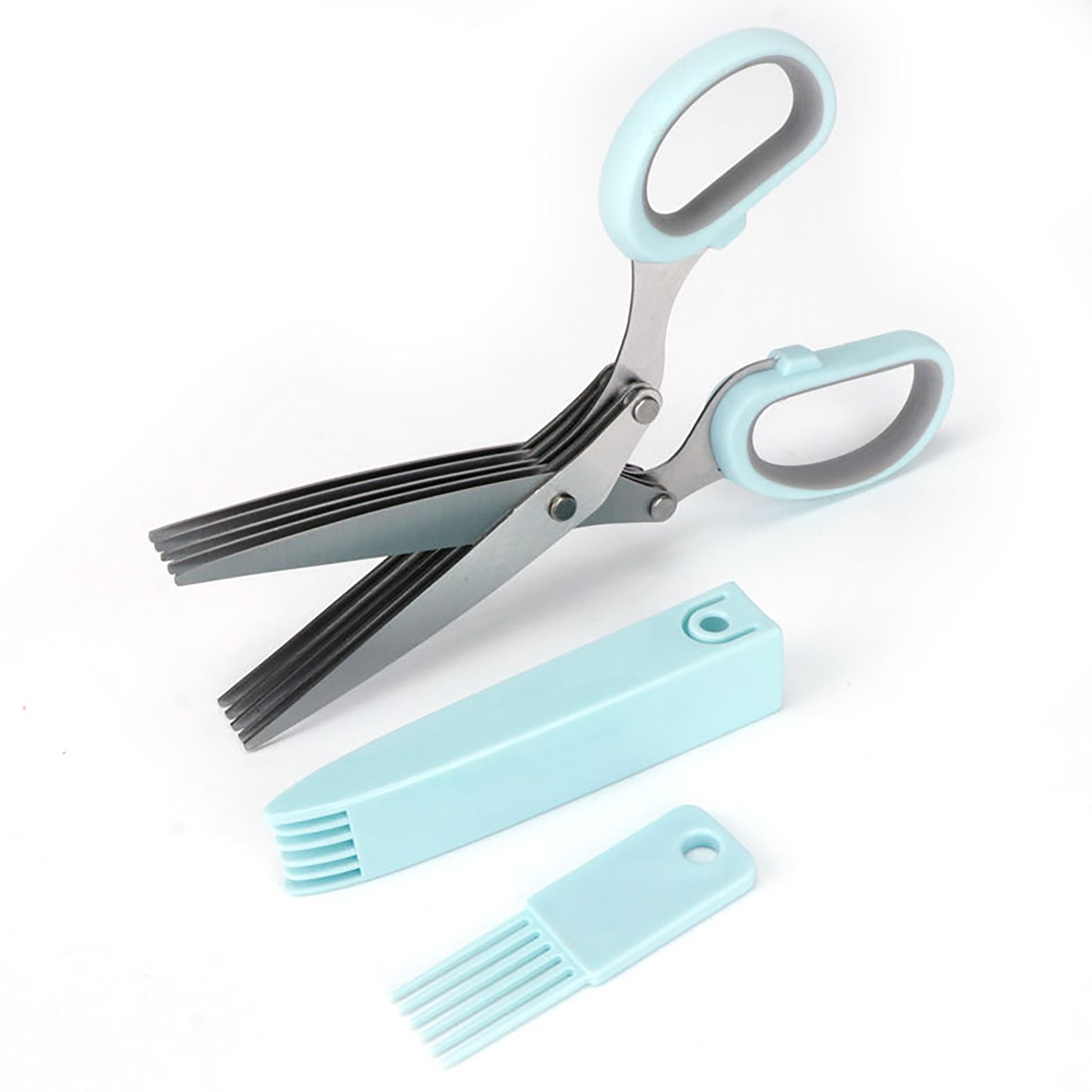 5 Ply Multi Functional Stainless Steel Onion Scissors 3