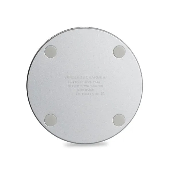 Circle LED Light-up 15W Qi Wireless Charger 4
