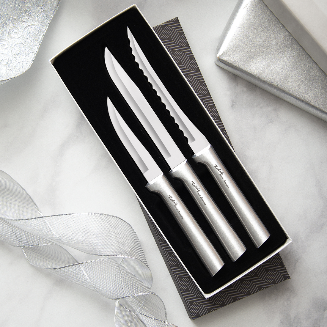 Cooking Essentials Gift Set w/Silver Handle 4