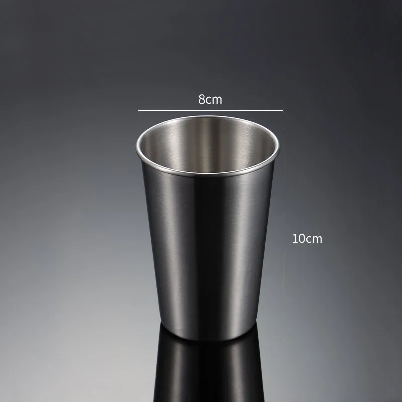 16oz Reusable Rainbow Stainless Steel Cup 6