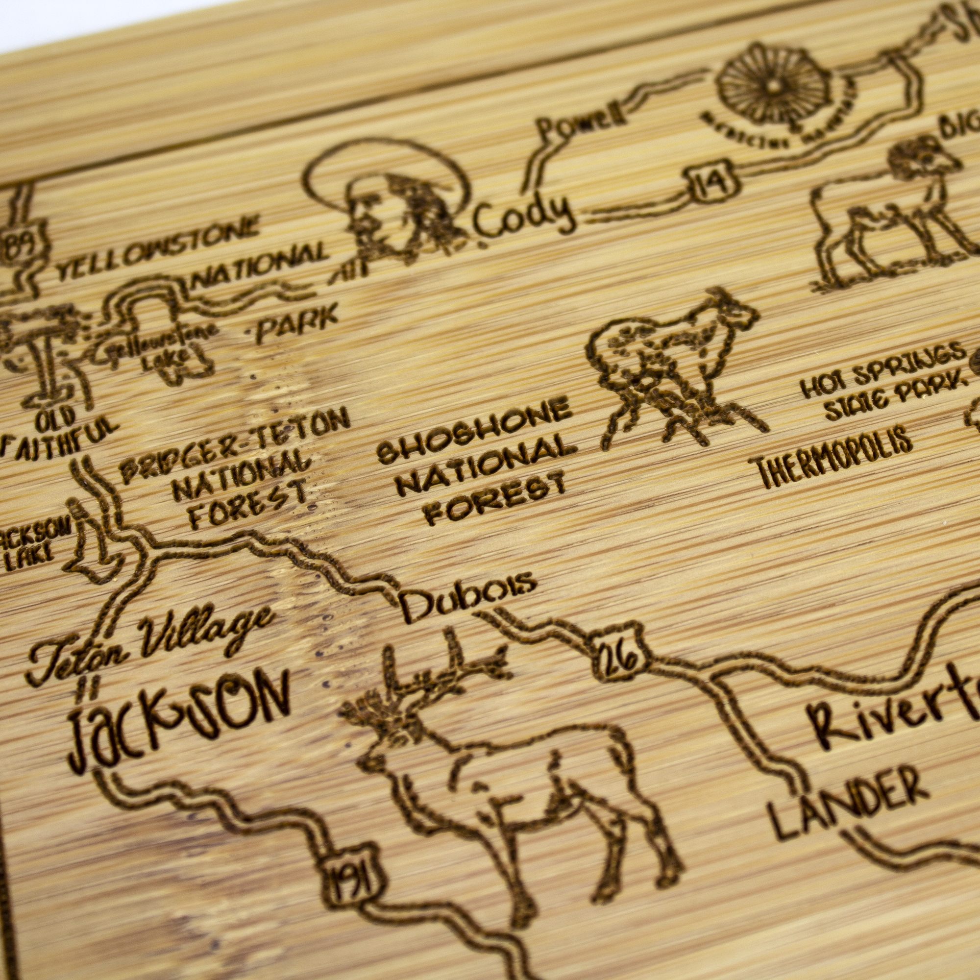 A Slice of Life Wyoming Serving & Cutting Board 1