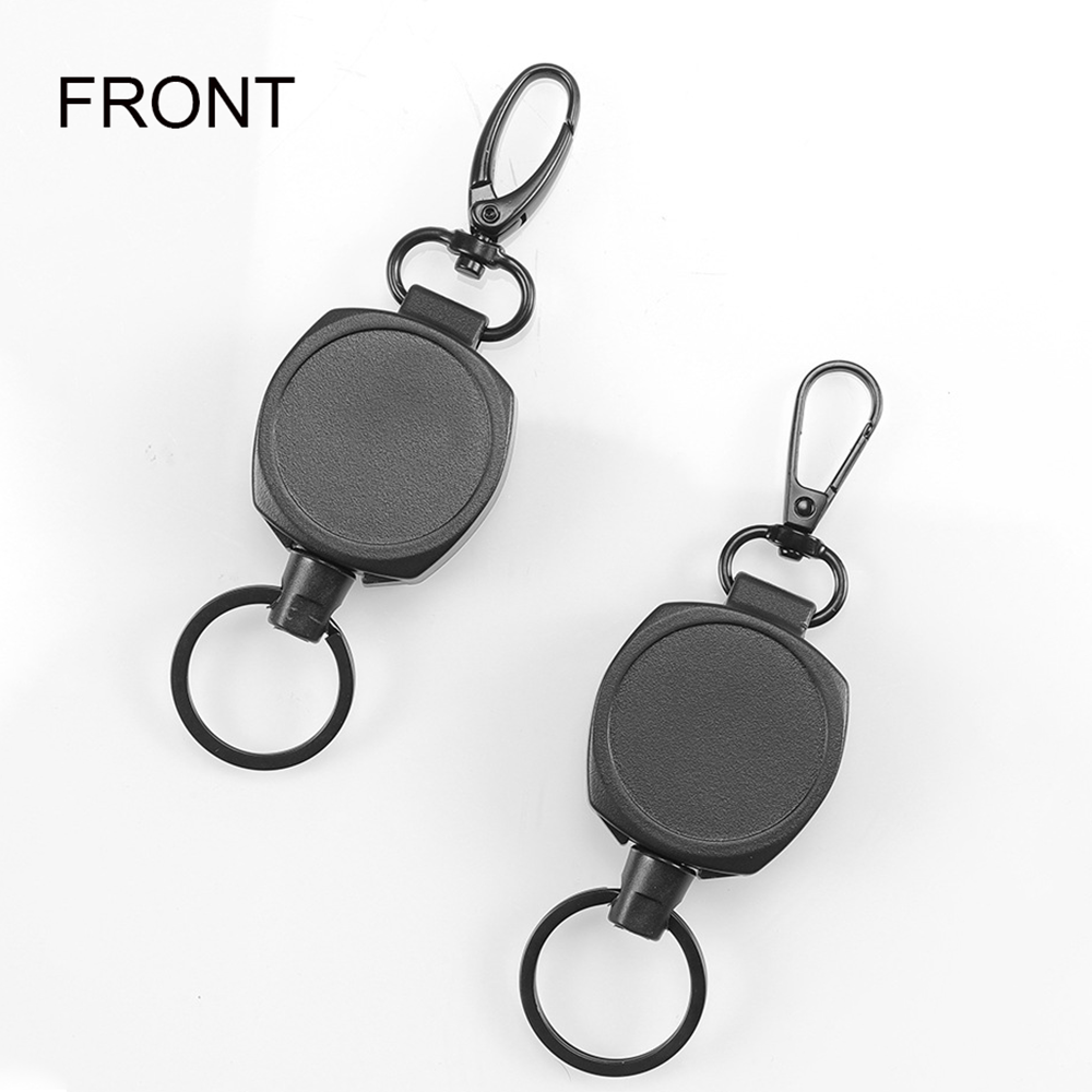 Heavy Duty Metal Badge Reel w/ Keyring and Lobster 6
