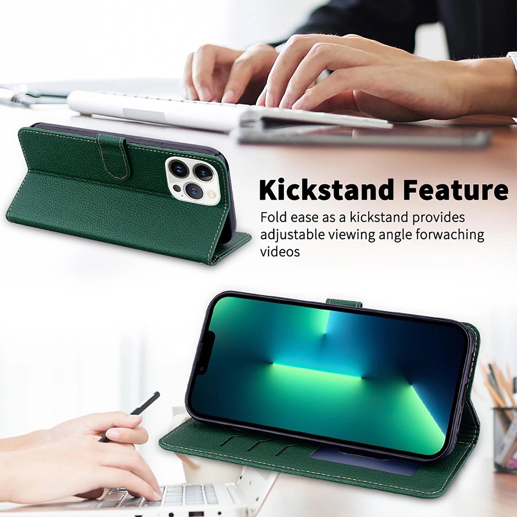 Pu Leather Wallet Phone Case 6