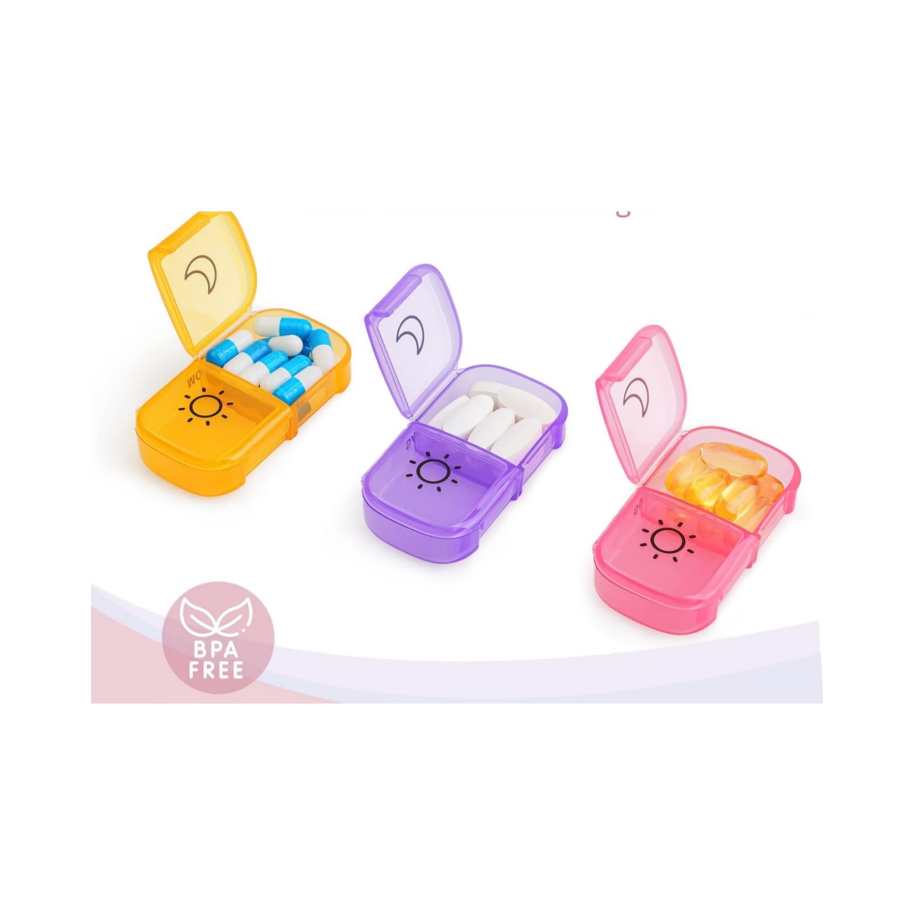 Weekly Pill Organizer 2 Times a Day 1