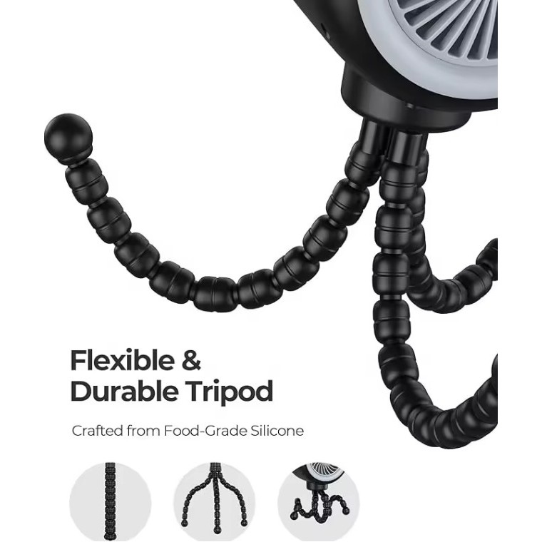 Fan With octopus holder Fan With octopus holder 2