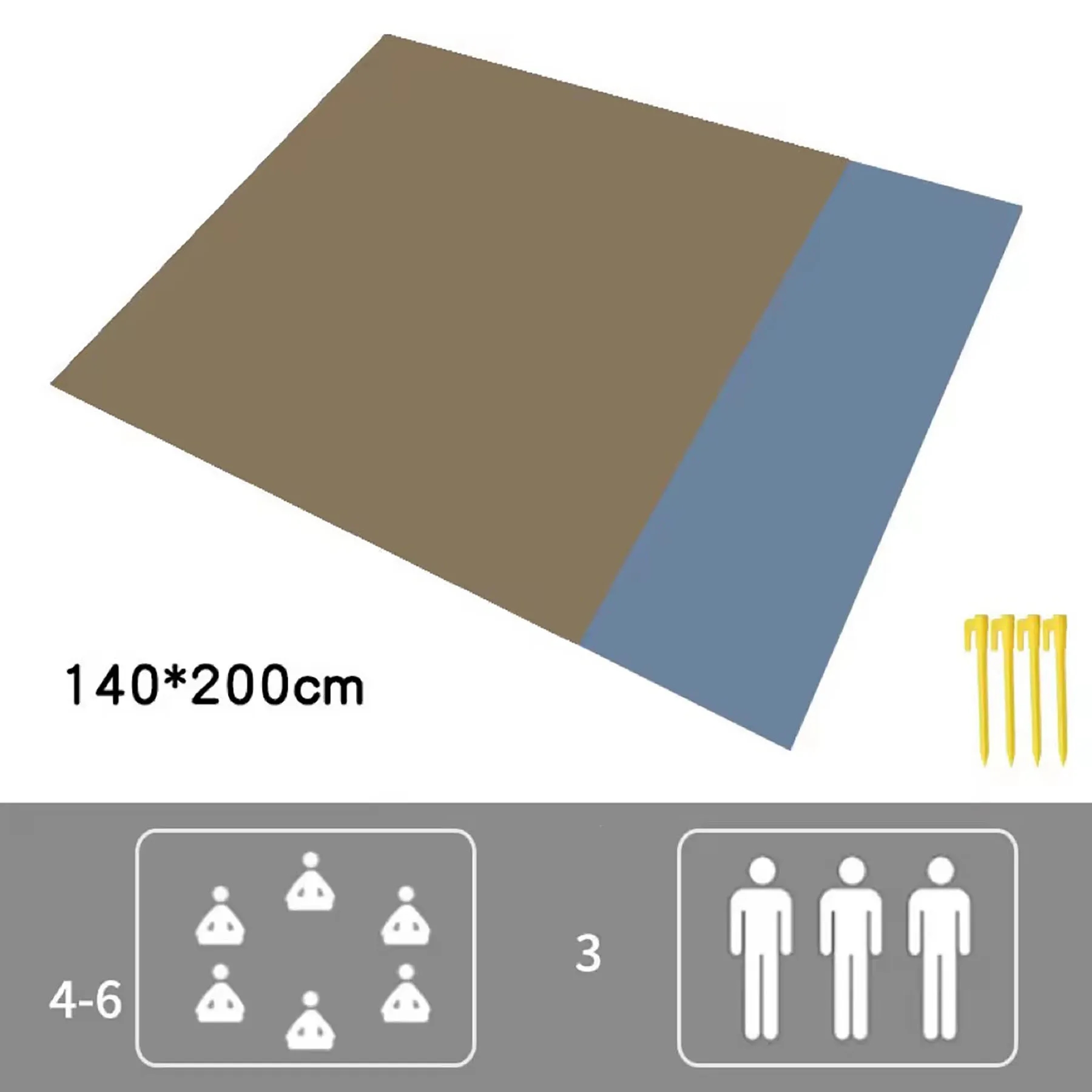 79"*83"Waterproof Camping Mat 4