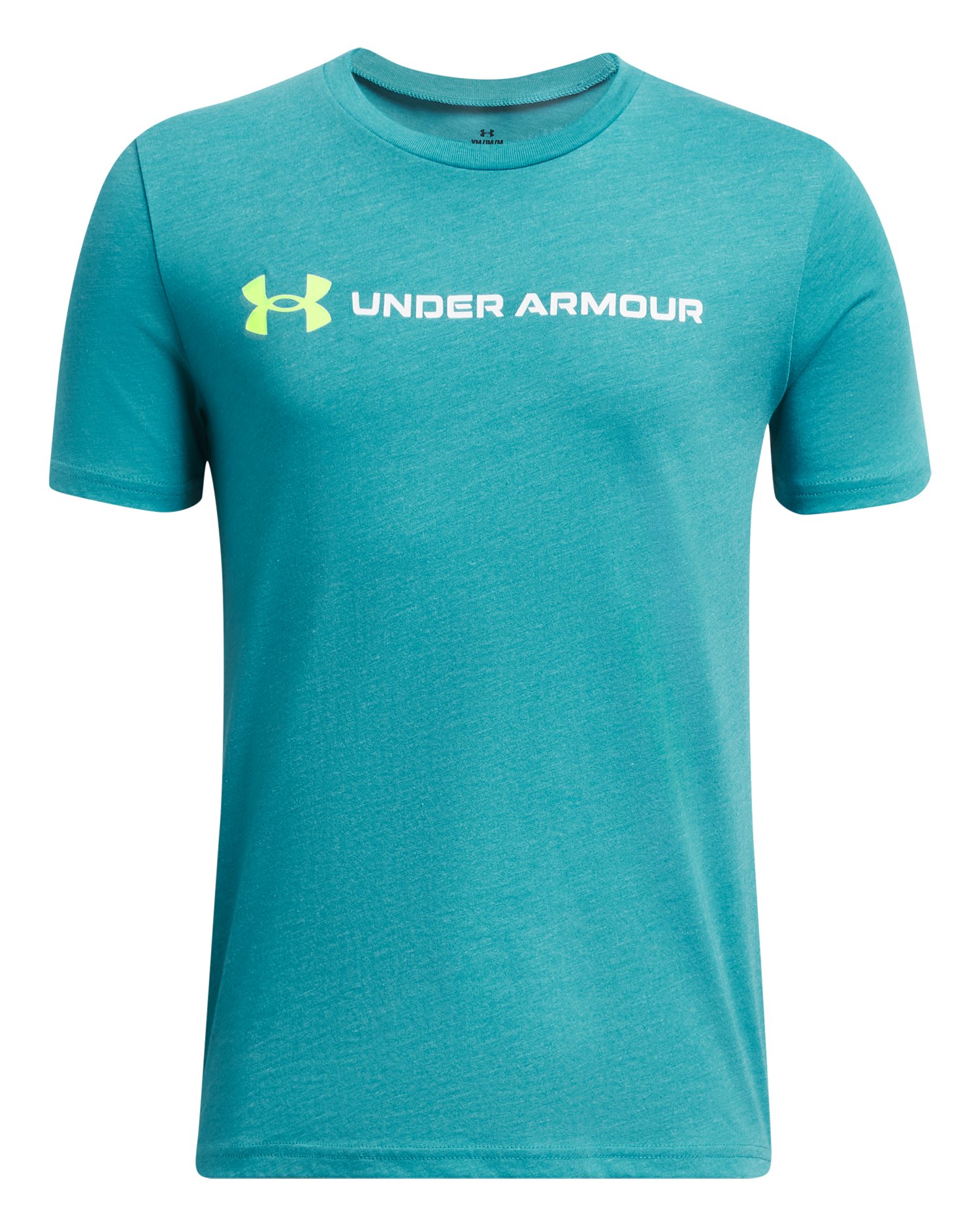 UA Logo Wordmark Boys' Short Sleeve 1