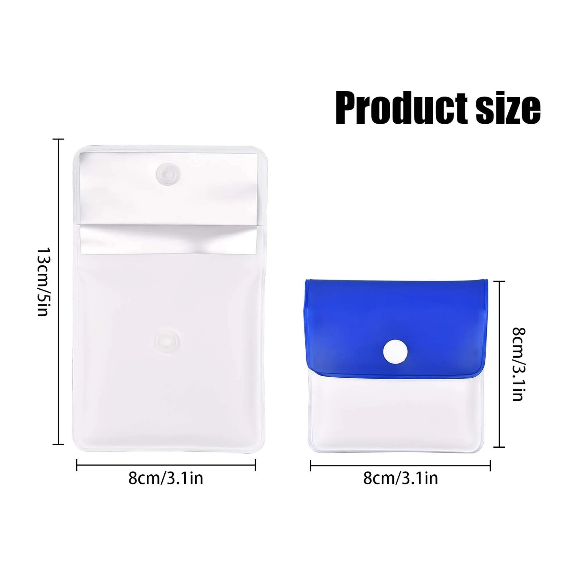 Fireproof PVC Portable Compact Pocket Ashtray Pouch 7