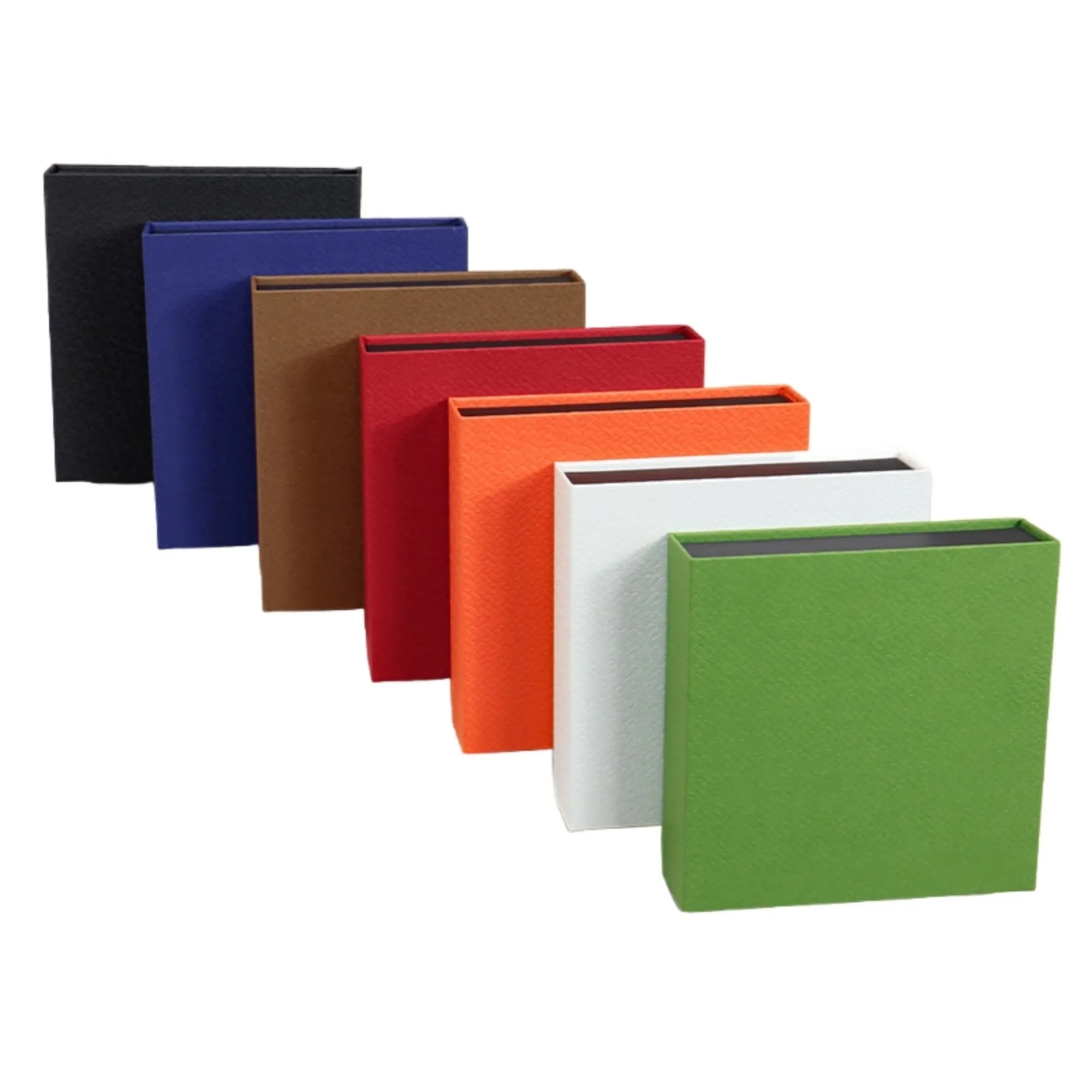Minimalist Cardboard Jewelry Case Solid Box 7