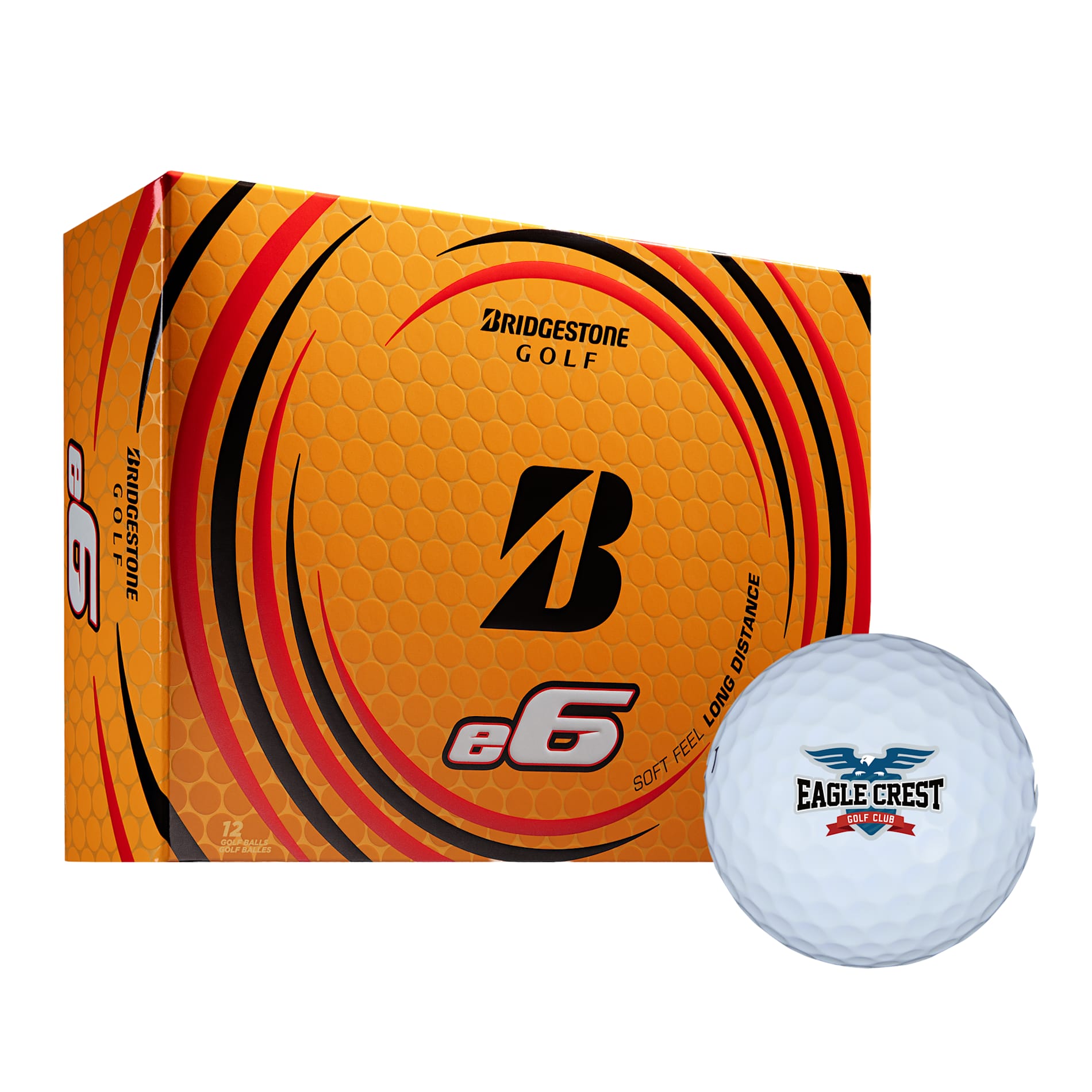 Bridgestone E 6 Soft Golf Balls - 12 Pack