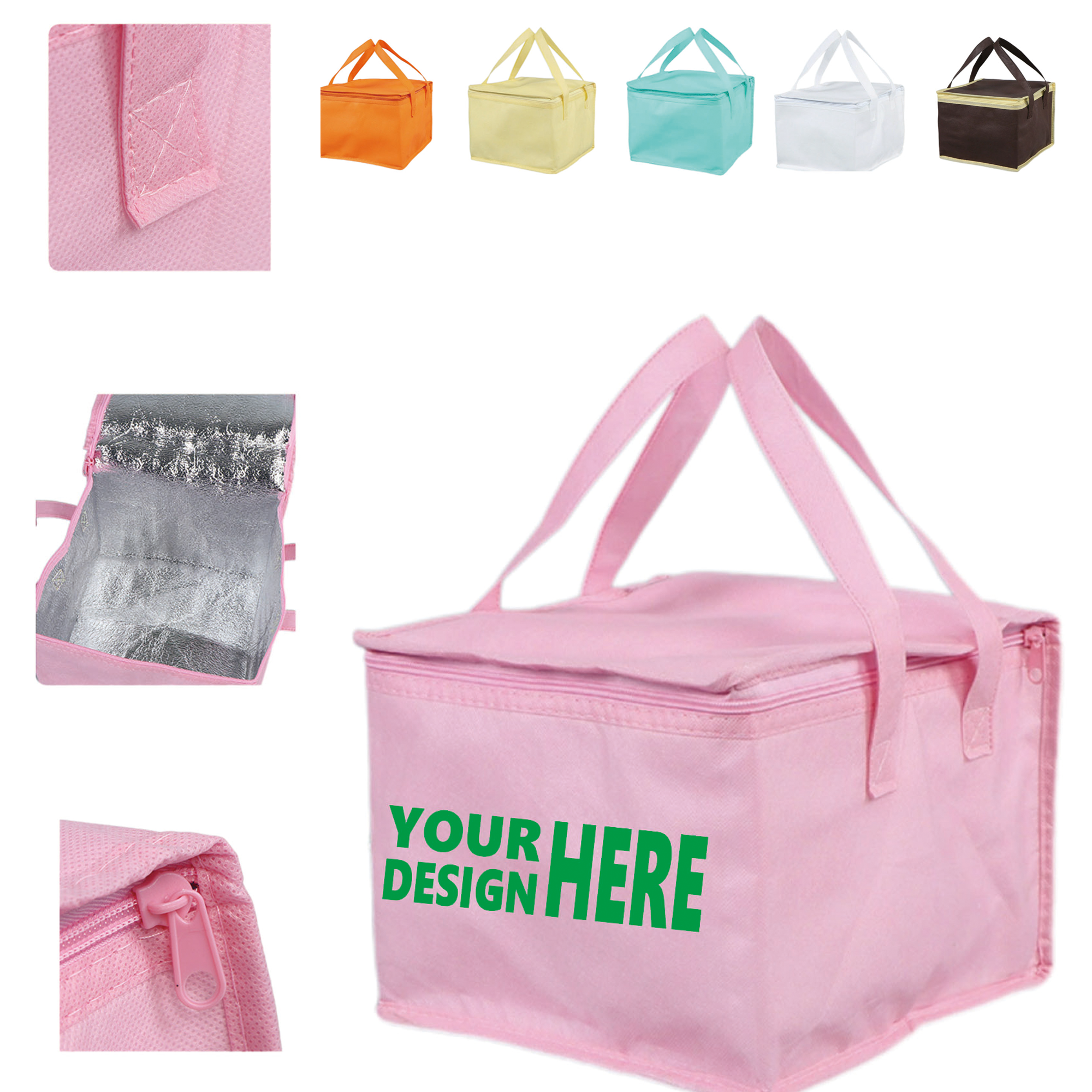 Reusable Non-Woven Thermal Cooler Bag 1