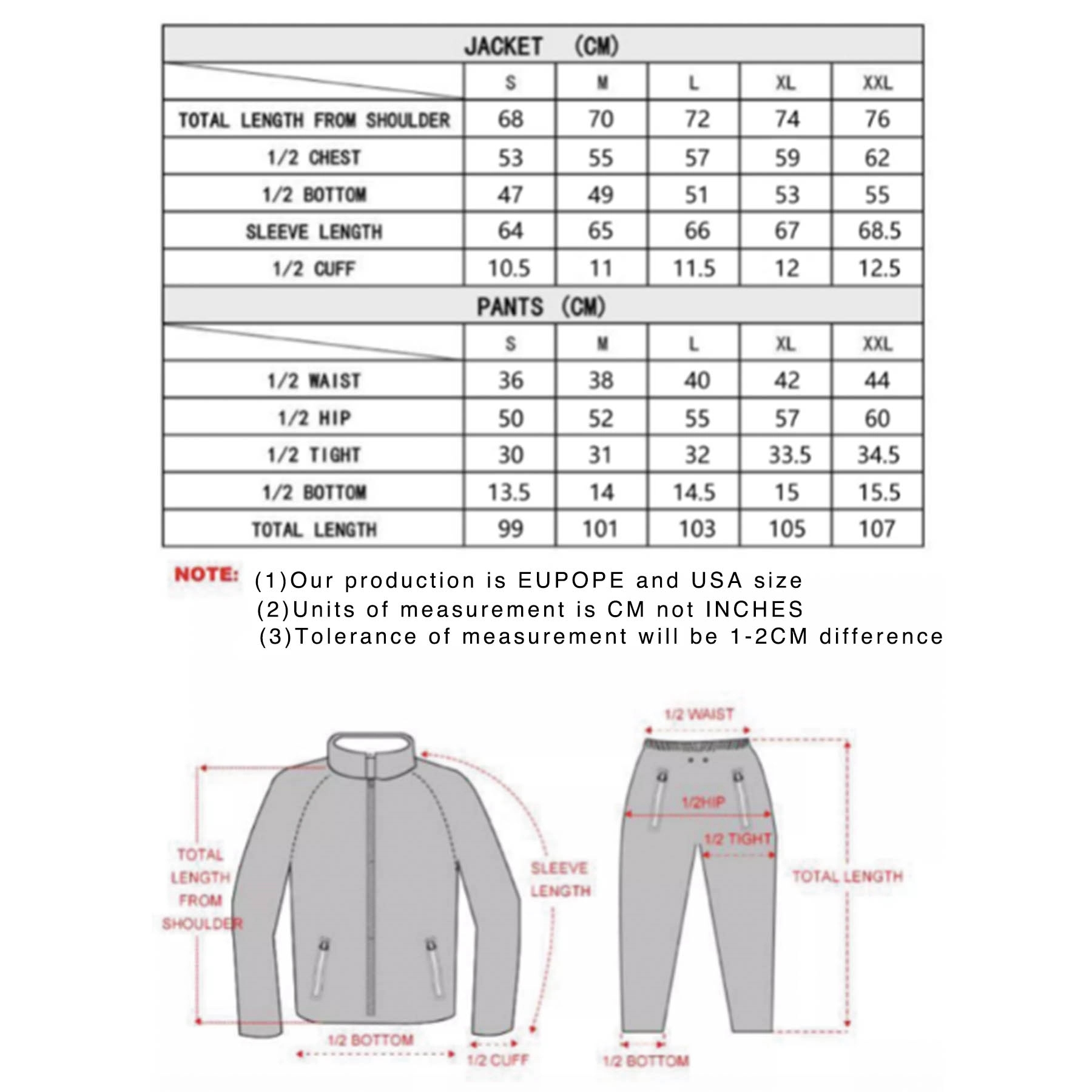 Men's Athletic Tracksuit 2 Piece Set 6