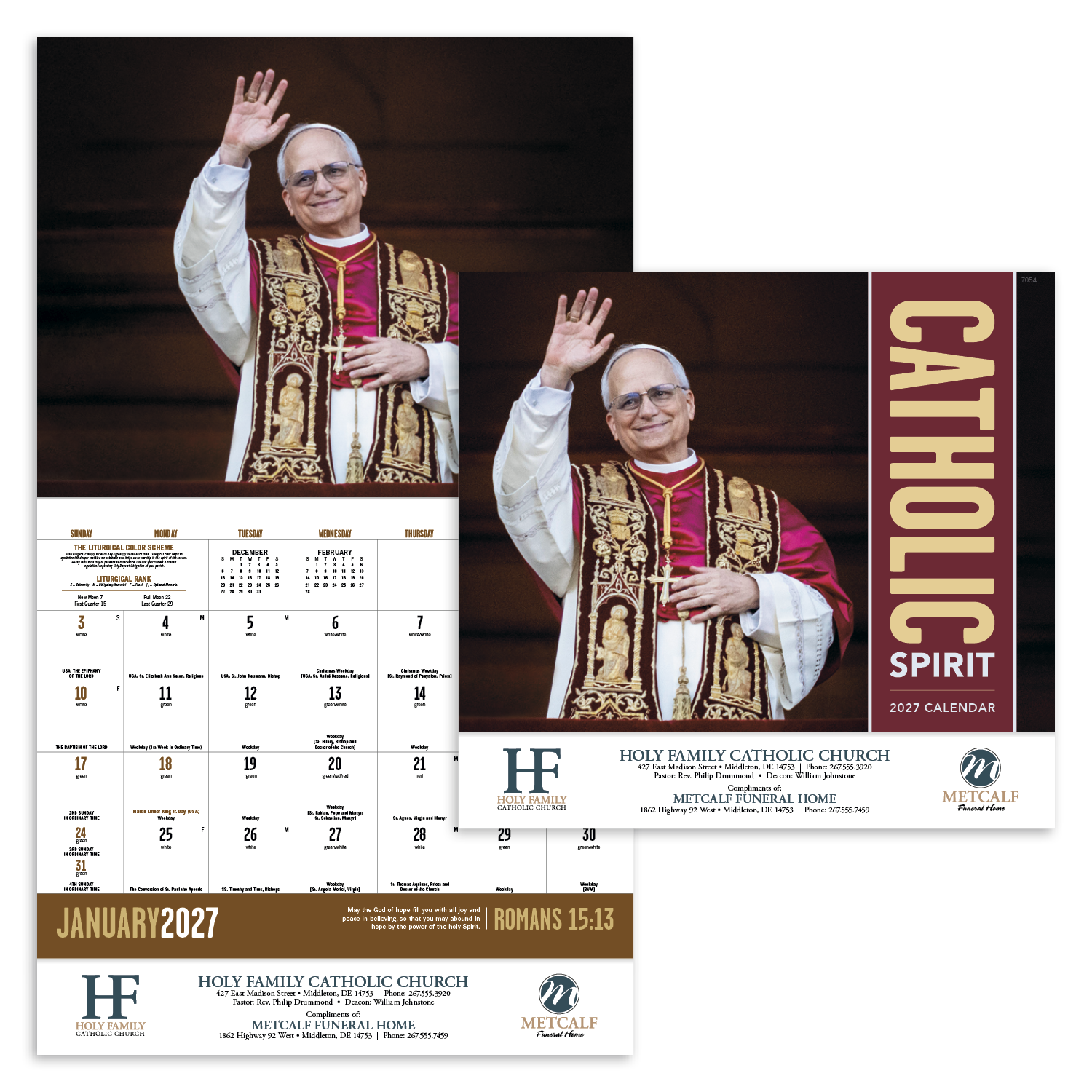 Good Value™ Catholic Spirit - Stapled Calendar 56