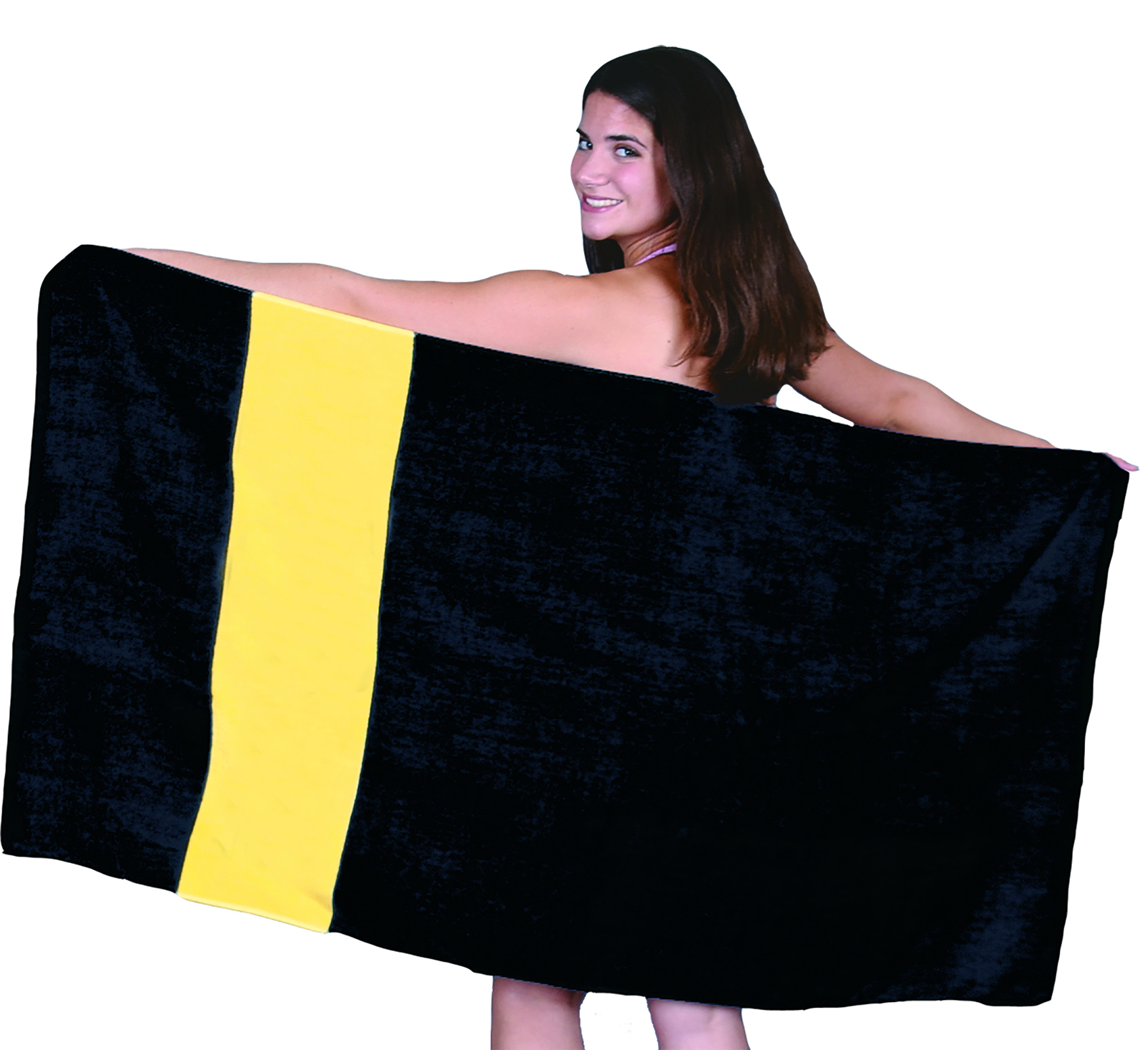 Classic Rugby Stripe Beach/Bath Towel 5
