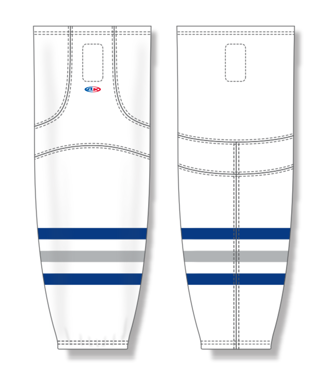 Cut & Sew Pro Hockey Socks HS2100-G119 30