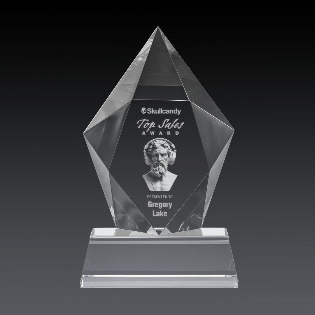 Devron 3D Award on Base - Clear 5