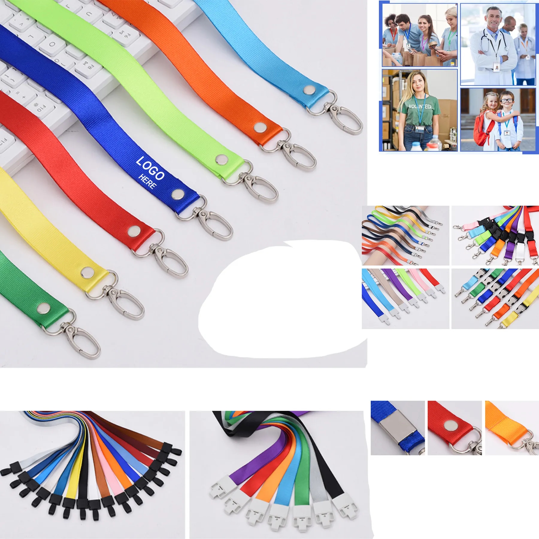 Eco Friendly RPET Lanyard with Safety Breakaway 1