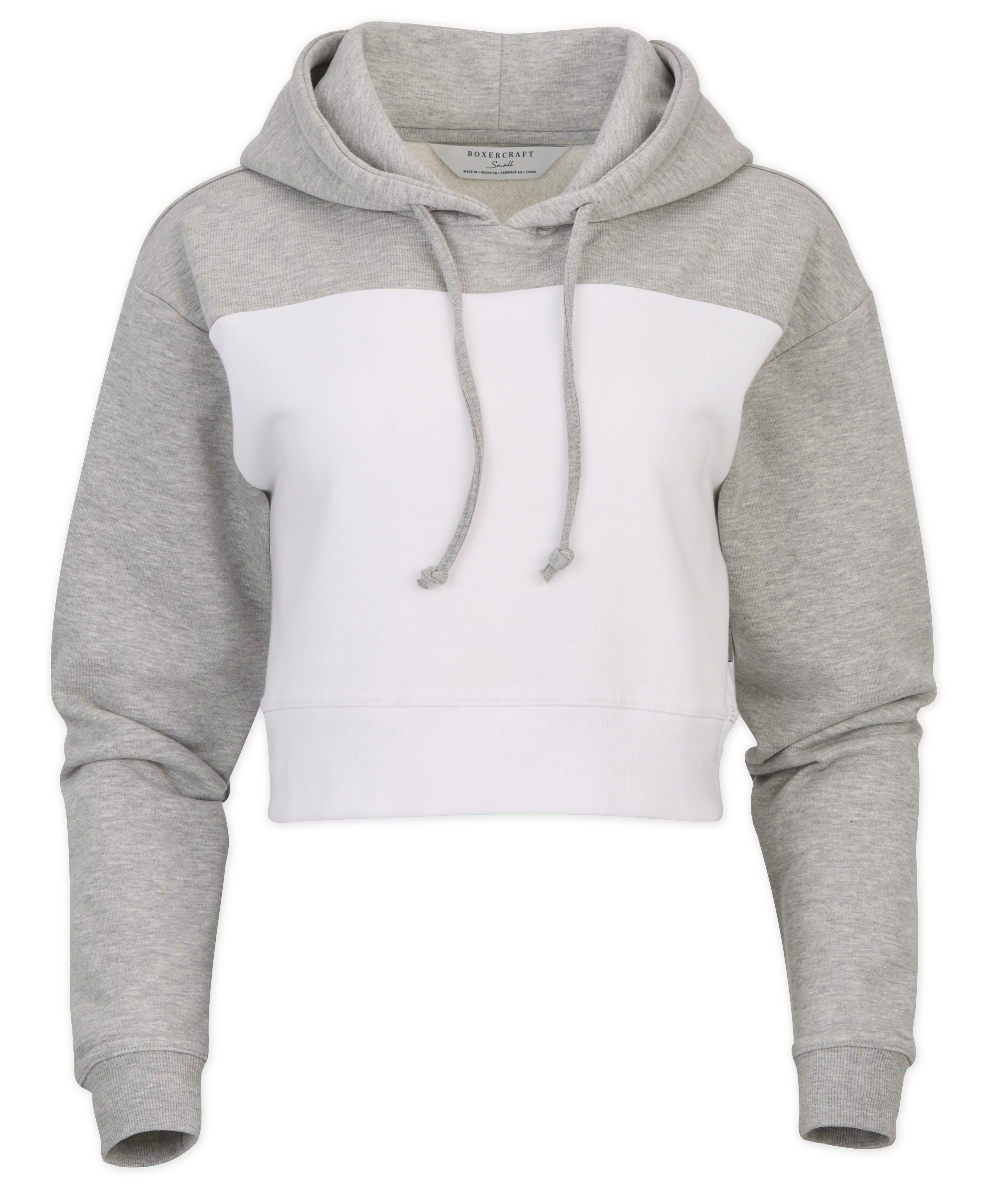 BOXERCRAFT WOMEN'S CROPPED FLEECE HOODIE 7
