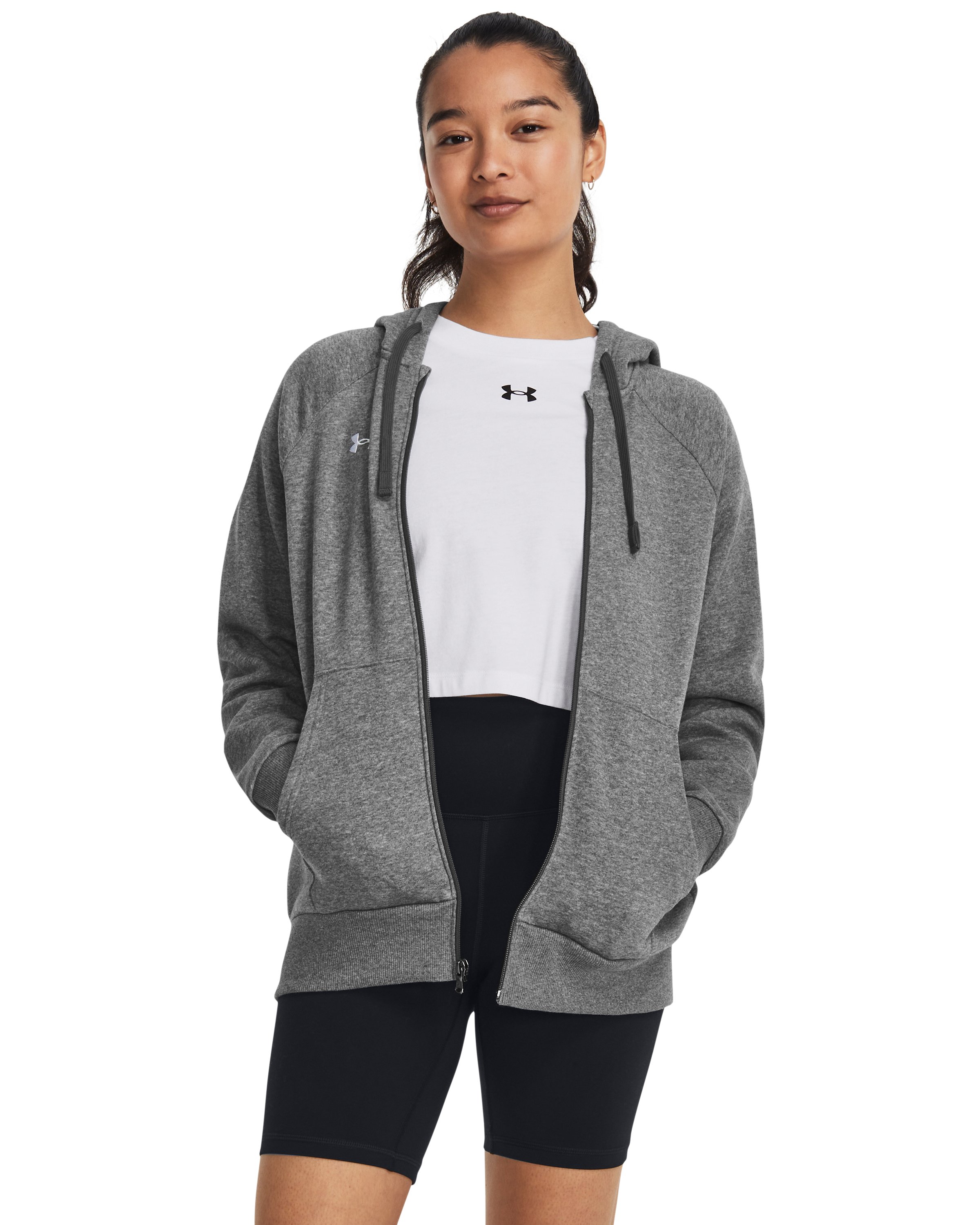 UA Rival Fleece Women's Full-Zip Hoodie 3