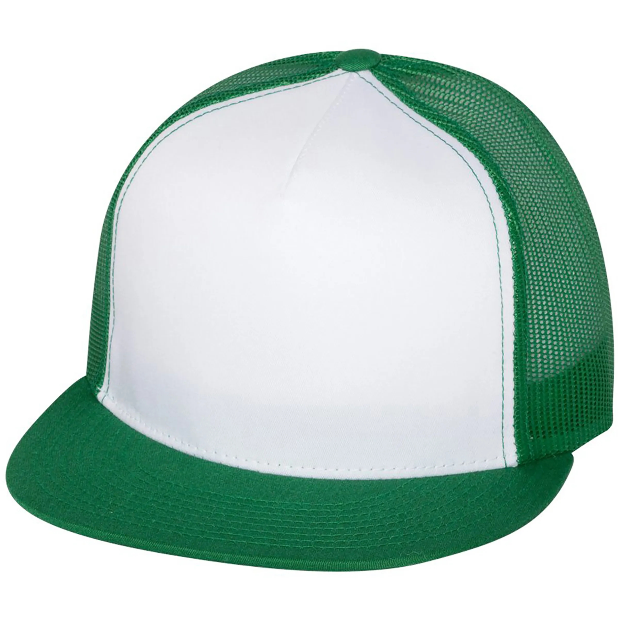 YUPOONG-CLASSIC FLAT BILL TRUCKER CAP 30