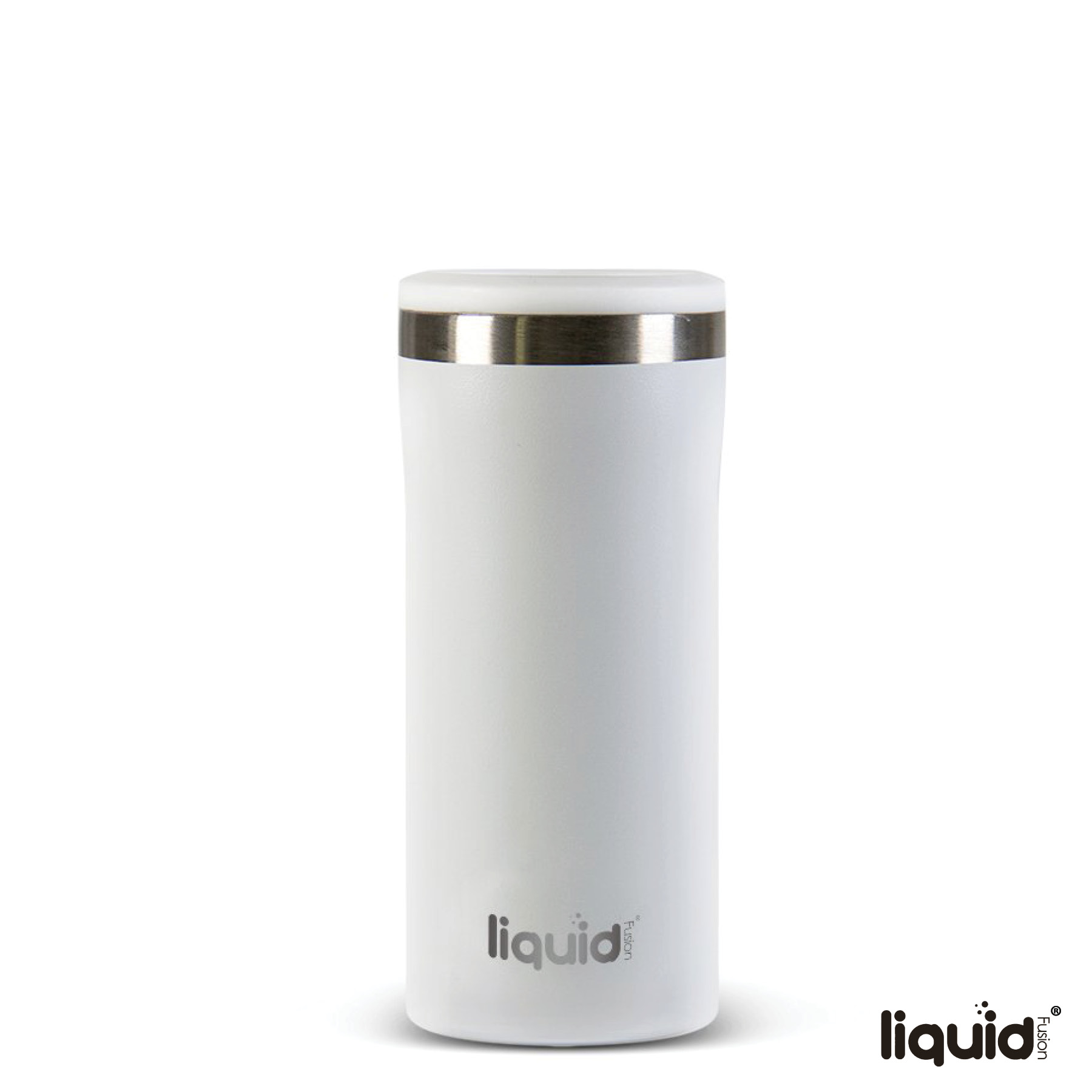Liquid Fusion® 12 oz. Double Wall, Stainless Steel Skinny Can Cooler 17