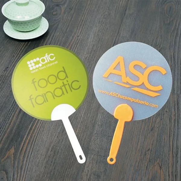 Custom Plastic Hand Fan 3