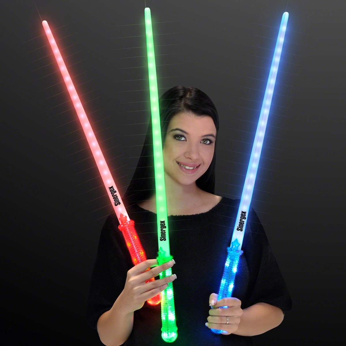 Flashing Assorted Play Light Up Sabers with 30 LEDs 2