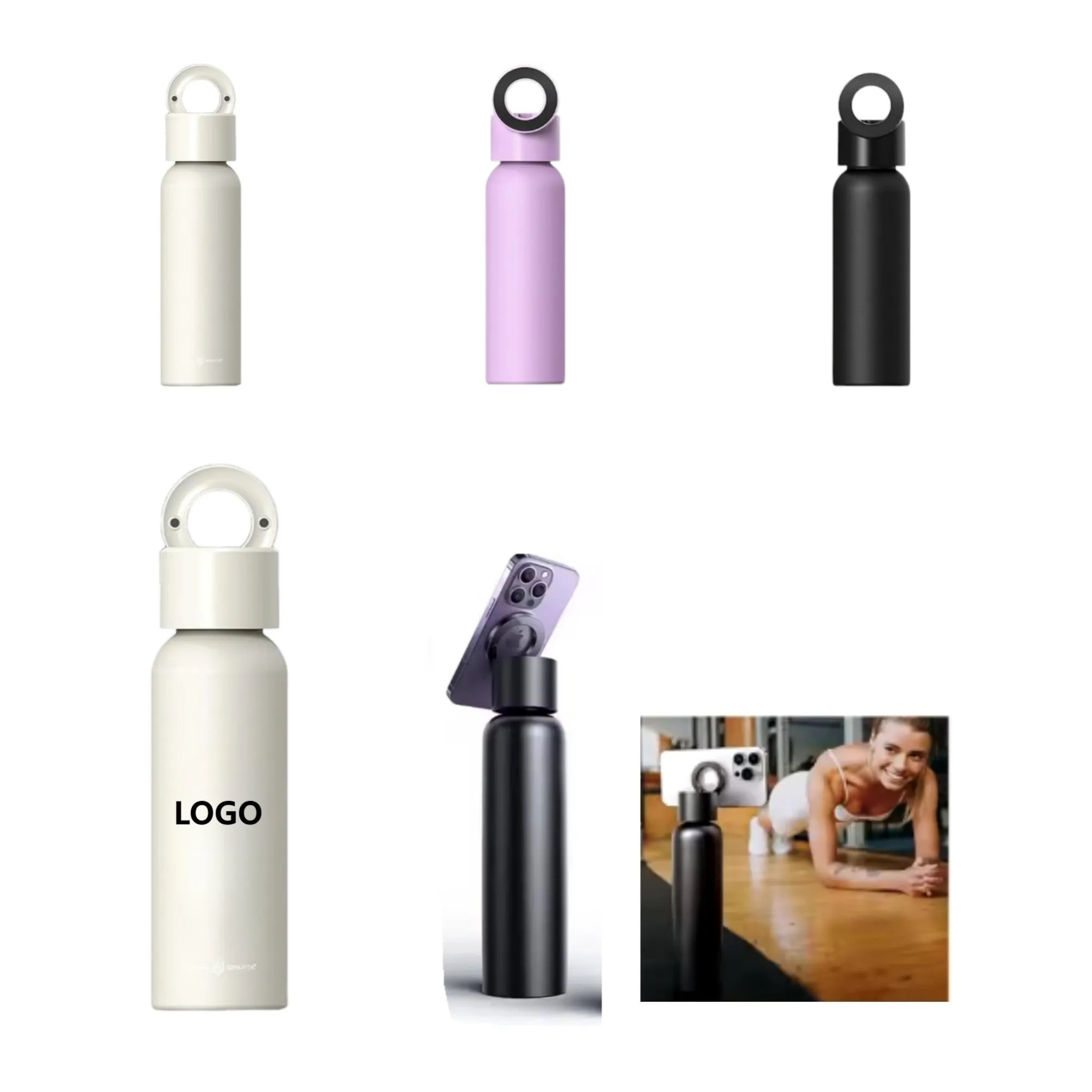 25 Oz Insulated Water Bottle Compatible With Magnetic Mount 7