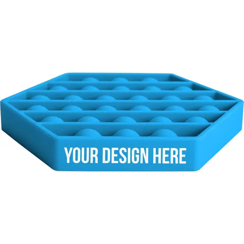 Silicone Hexagon Sensory Bubble Fidget Toys 1