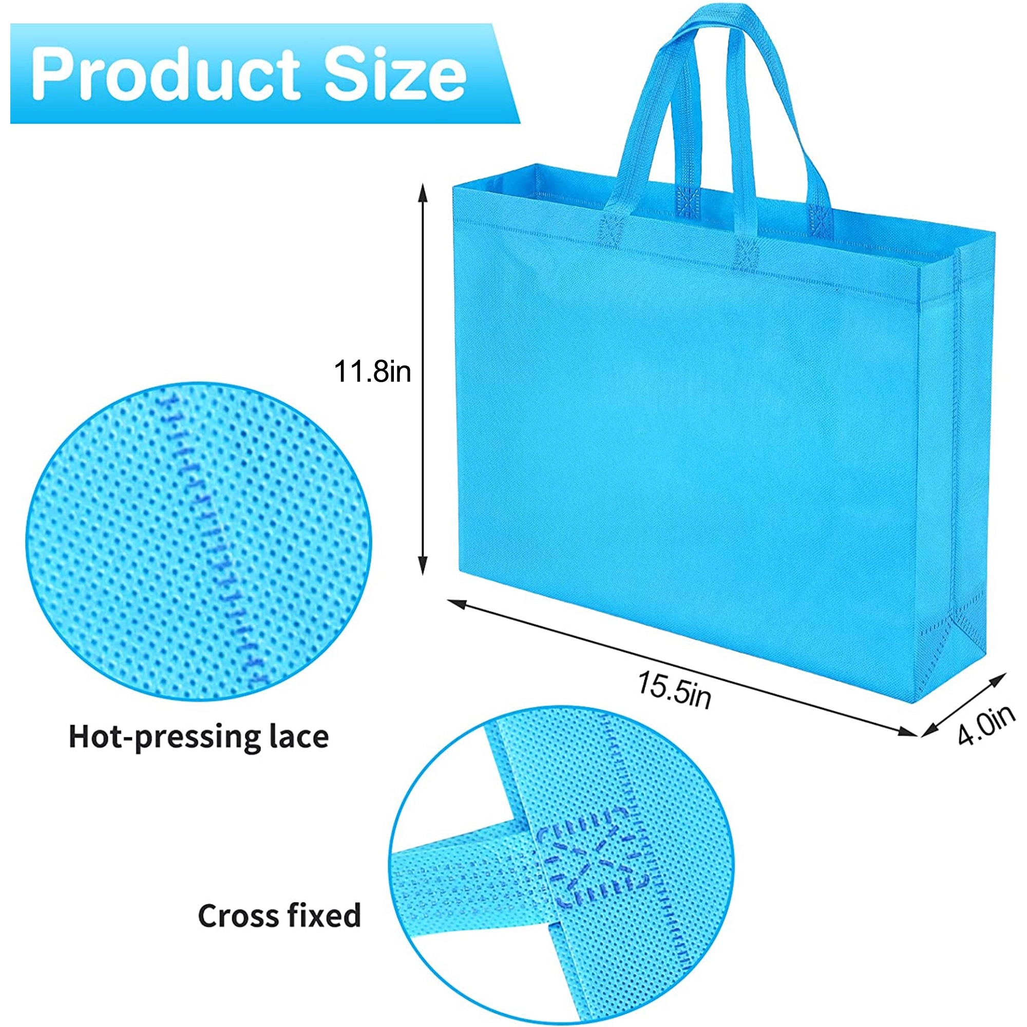 Reusable Shopping Non-Woven Tote Ecological Bag 2