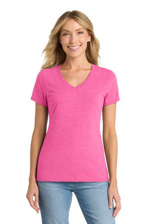 Port & Co Women's Fan Favorite Blend V-Neck Tee. LPC455V 42
