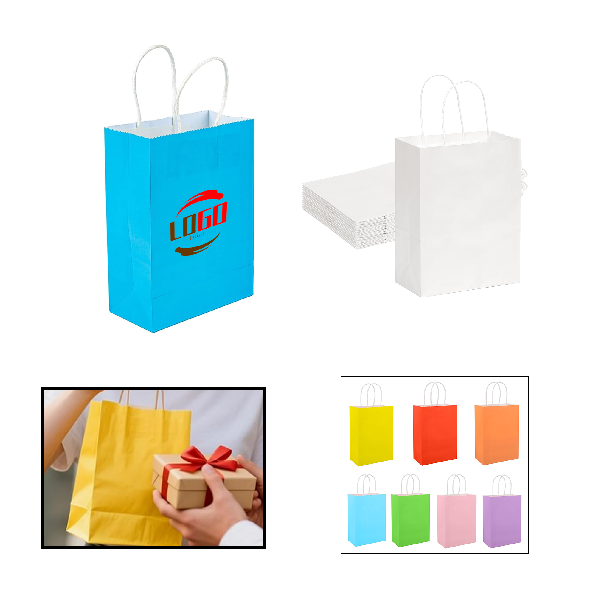 5.9" x 8.3" Full-color Gift Bag 3
