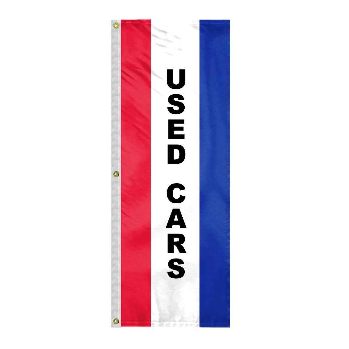 8' x 28" (3) Sewn Stripes Vertical Message Flag 7