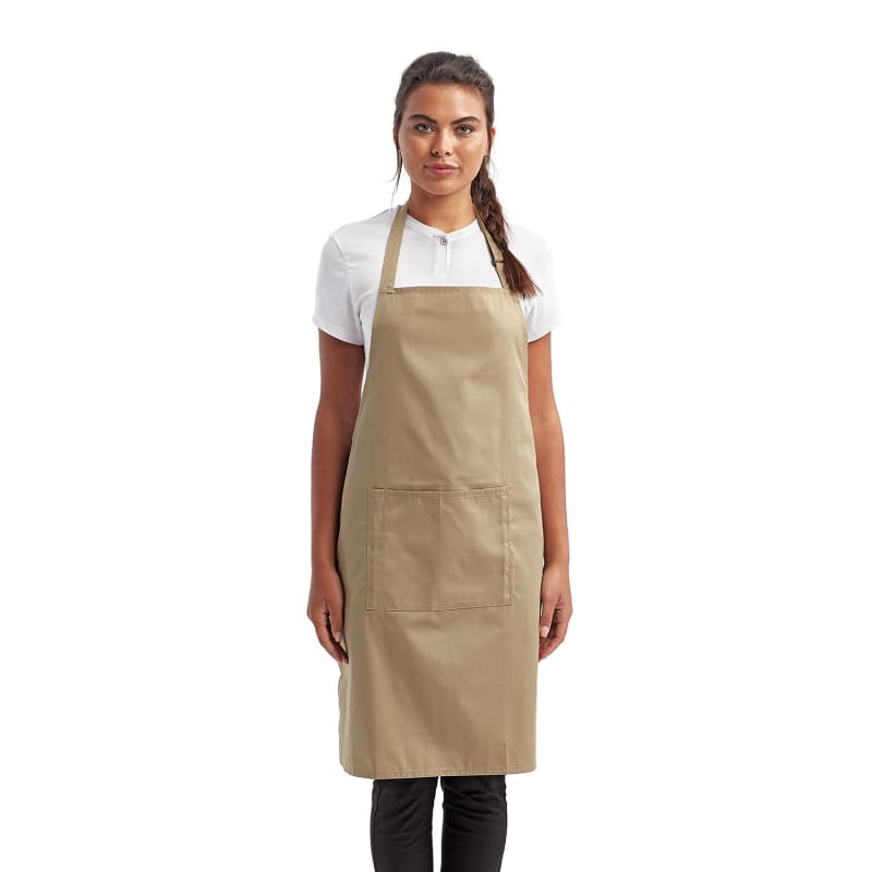 Artisan Collection By Reprime Unisex 'Colours' Recycled Bib Apron With Pocket 124