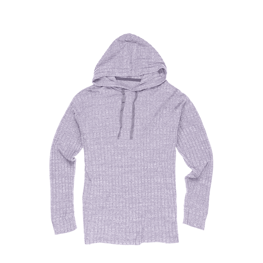 Ribbed Hacci Hoodie, custom hoodie or sweatshirt with logo imprint 5