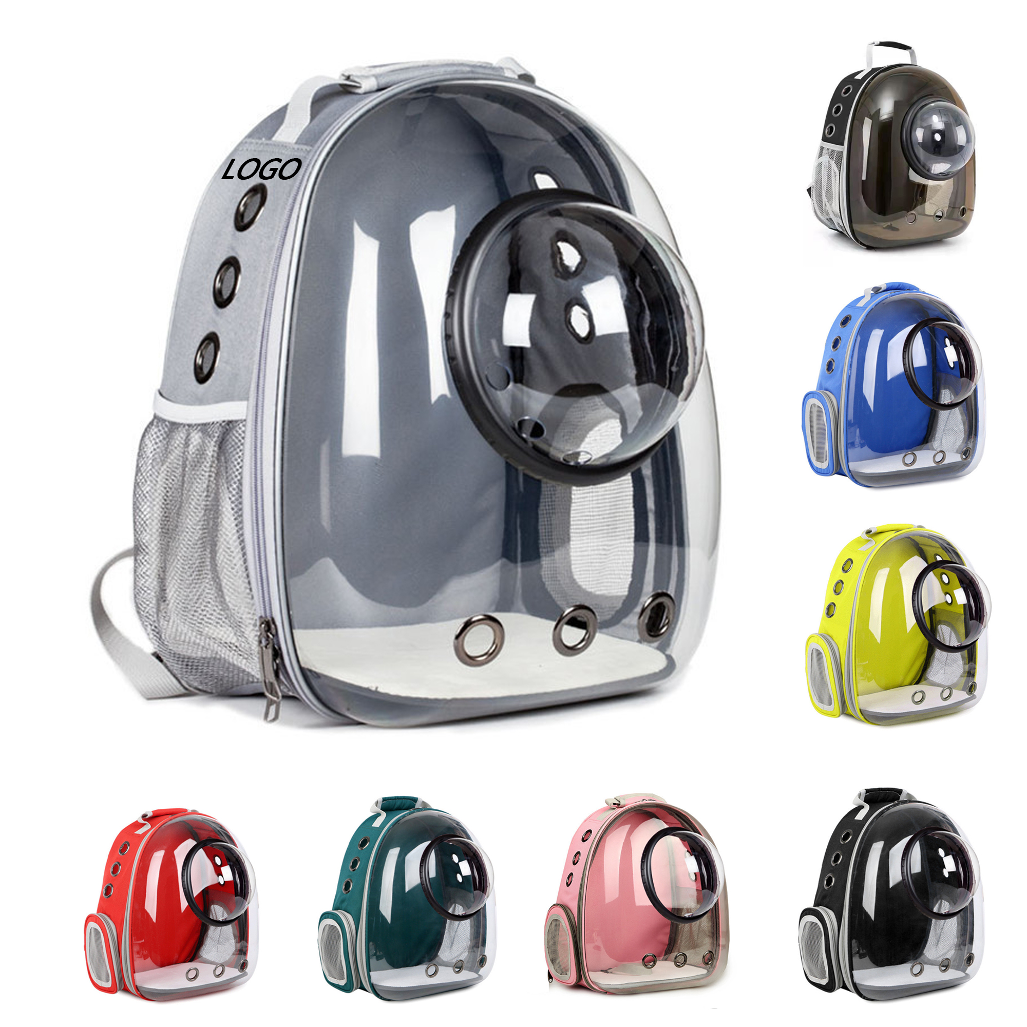 Transparent Space Capsule Pet Carrier Backpack 1