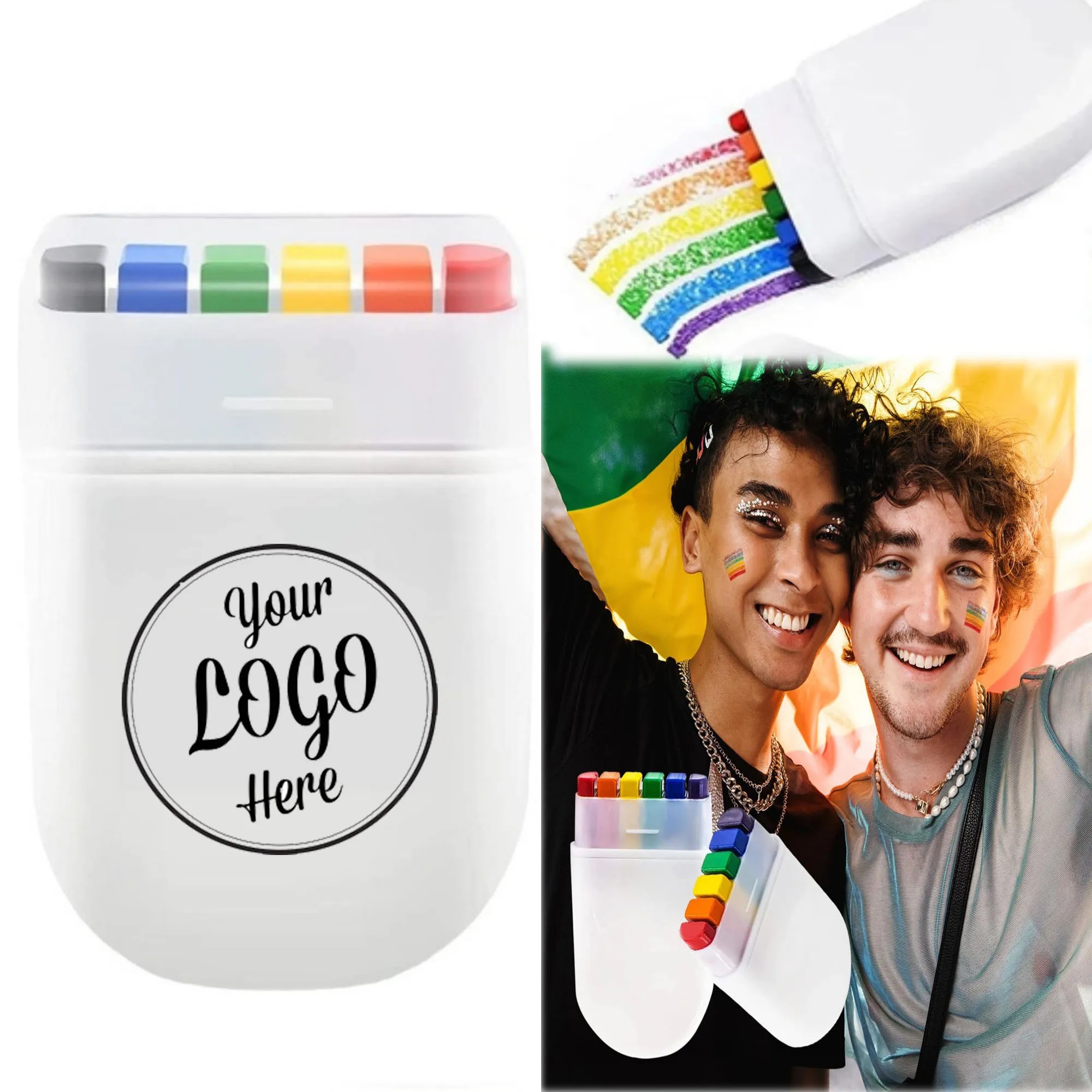 Rainbow Face Paint Crayons Gay Pride Flag 1
