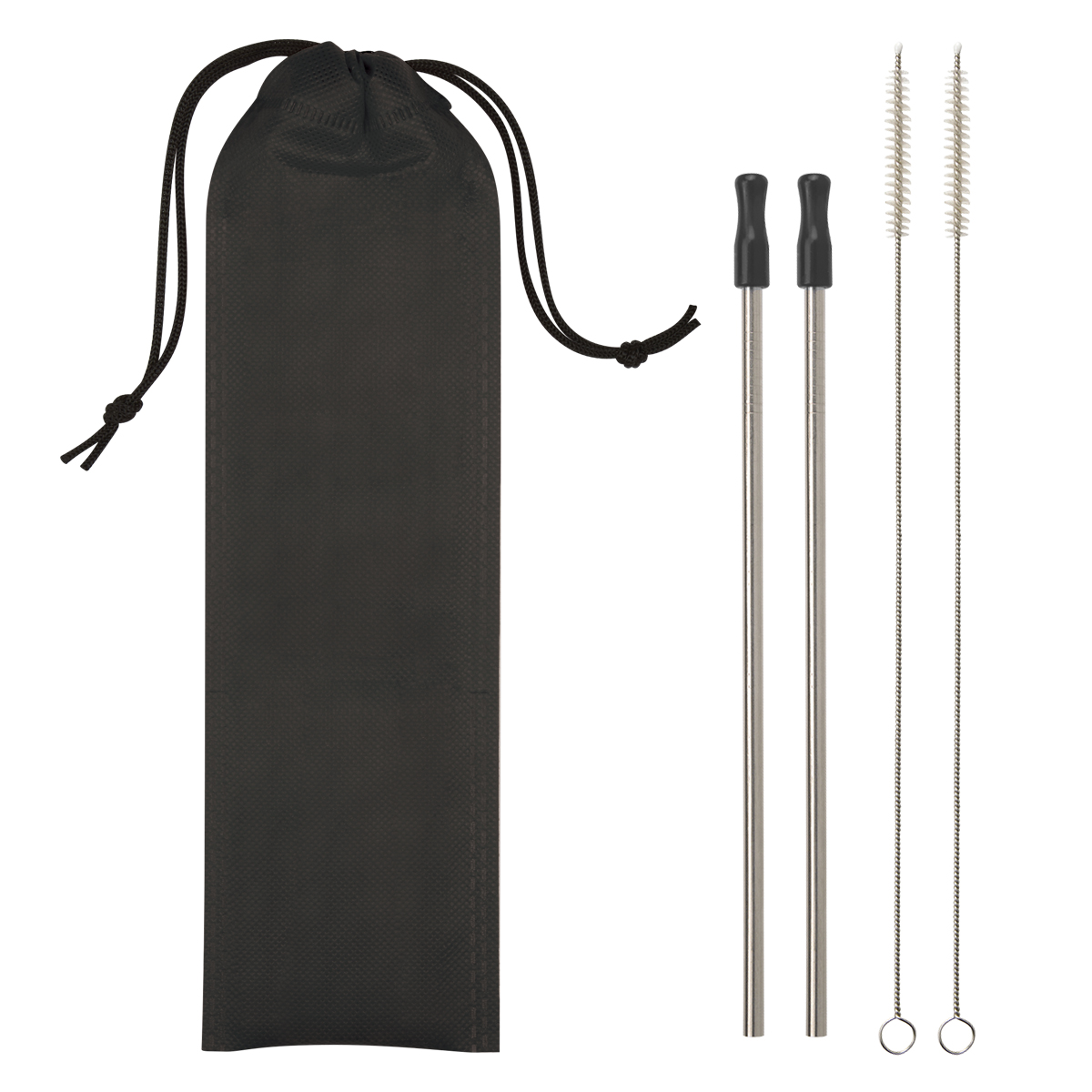 2-Pack Stainless Steel Straw Kit 7