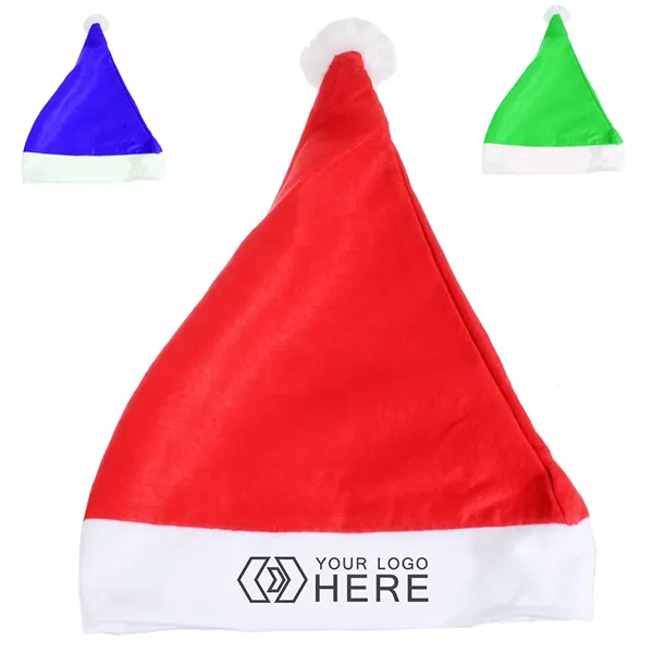 Promotional RPET Flet Christmas hat 2