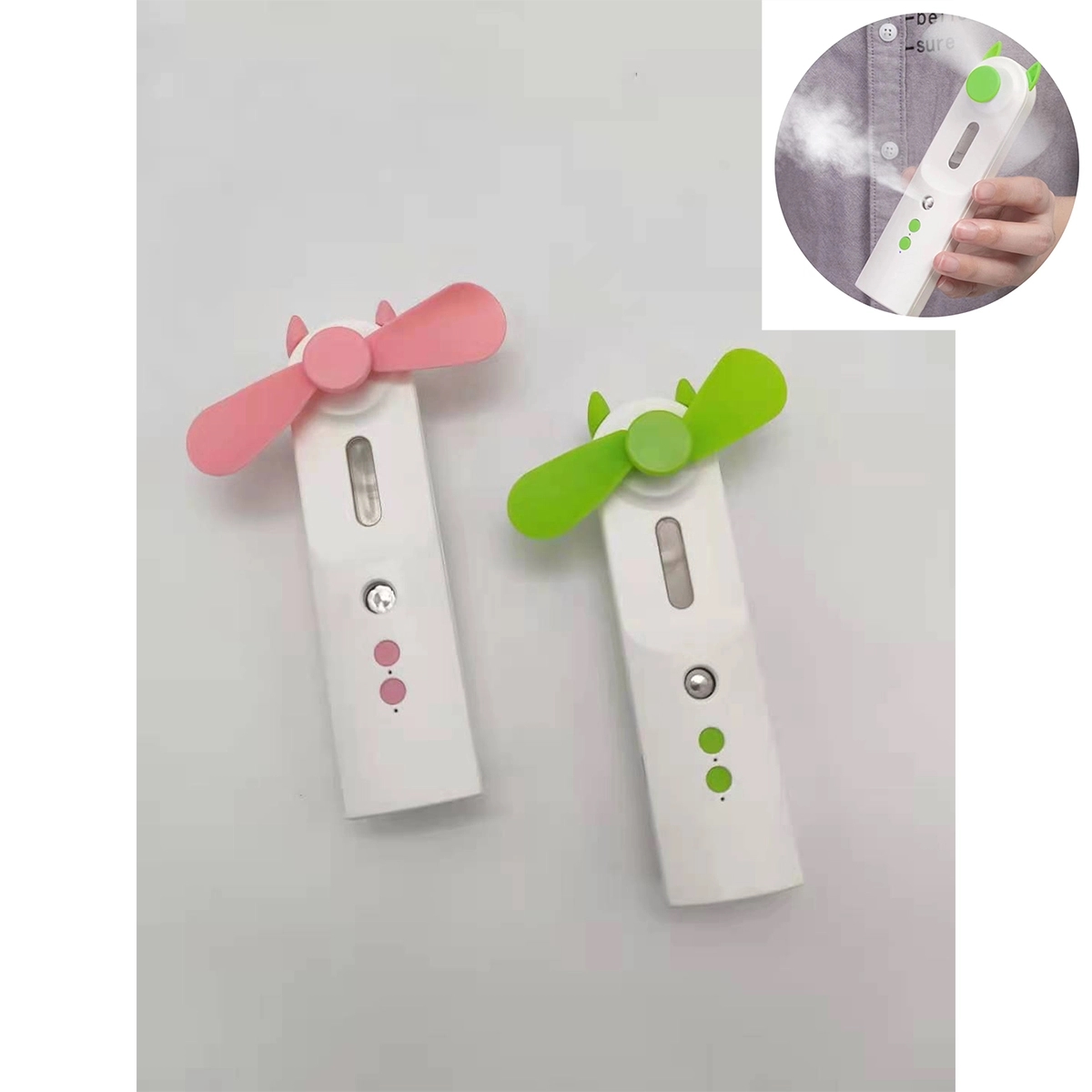 Usb Rechargeable Spray Fan 2