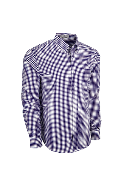 Easy-Care Gingham Check Shirt 64