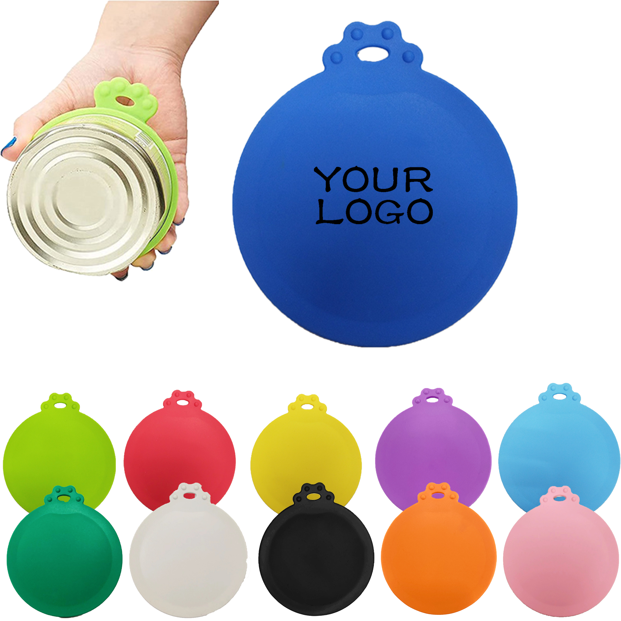 MOQ 20 PCS Custom Silicone Pet Food Cover 2