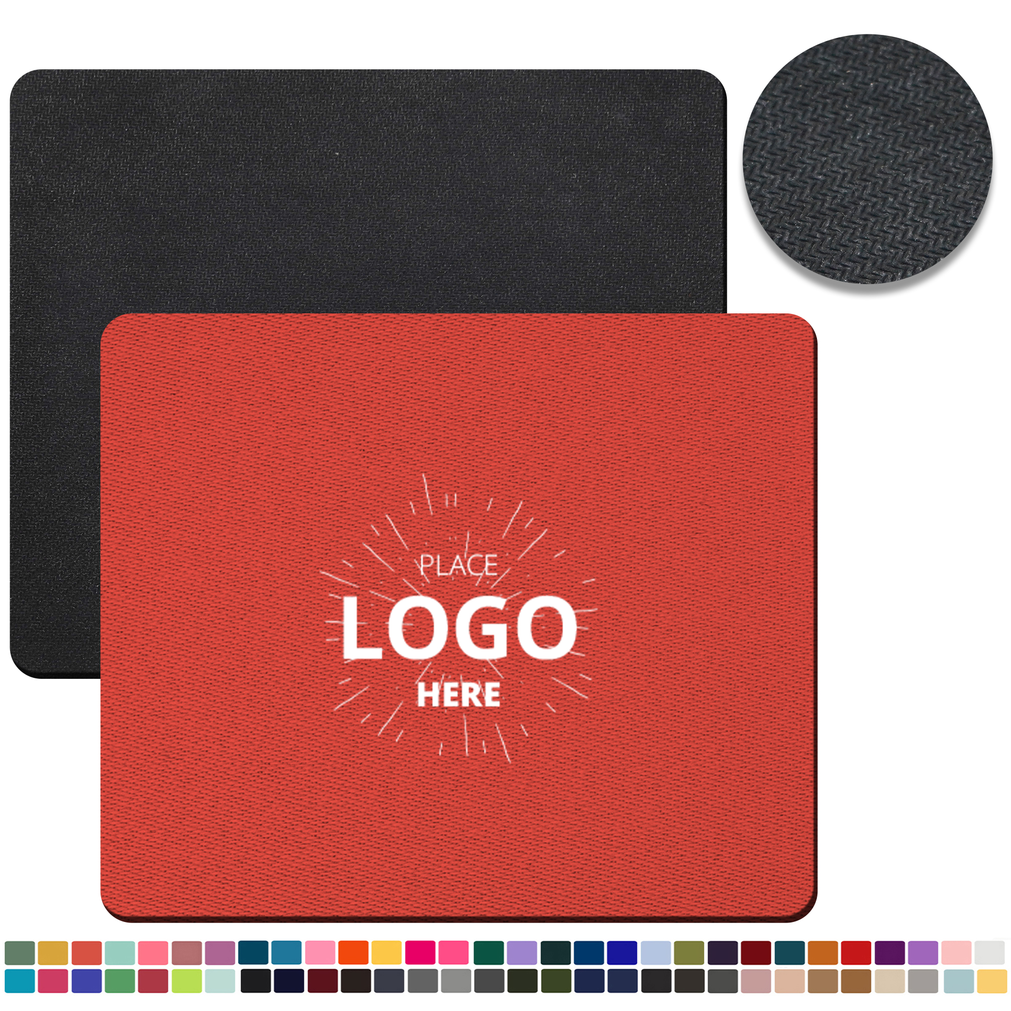MOQ 50 Full Color Soft Surface Mouse Pad 2