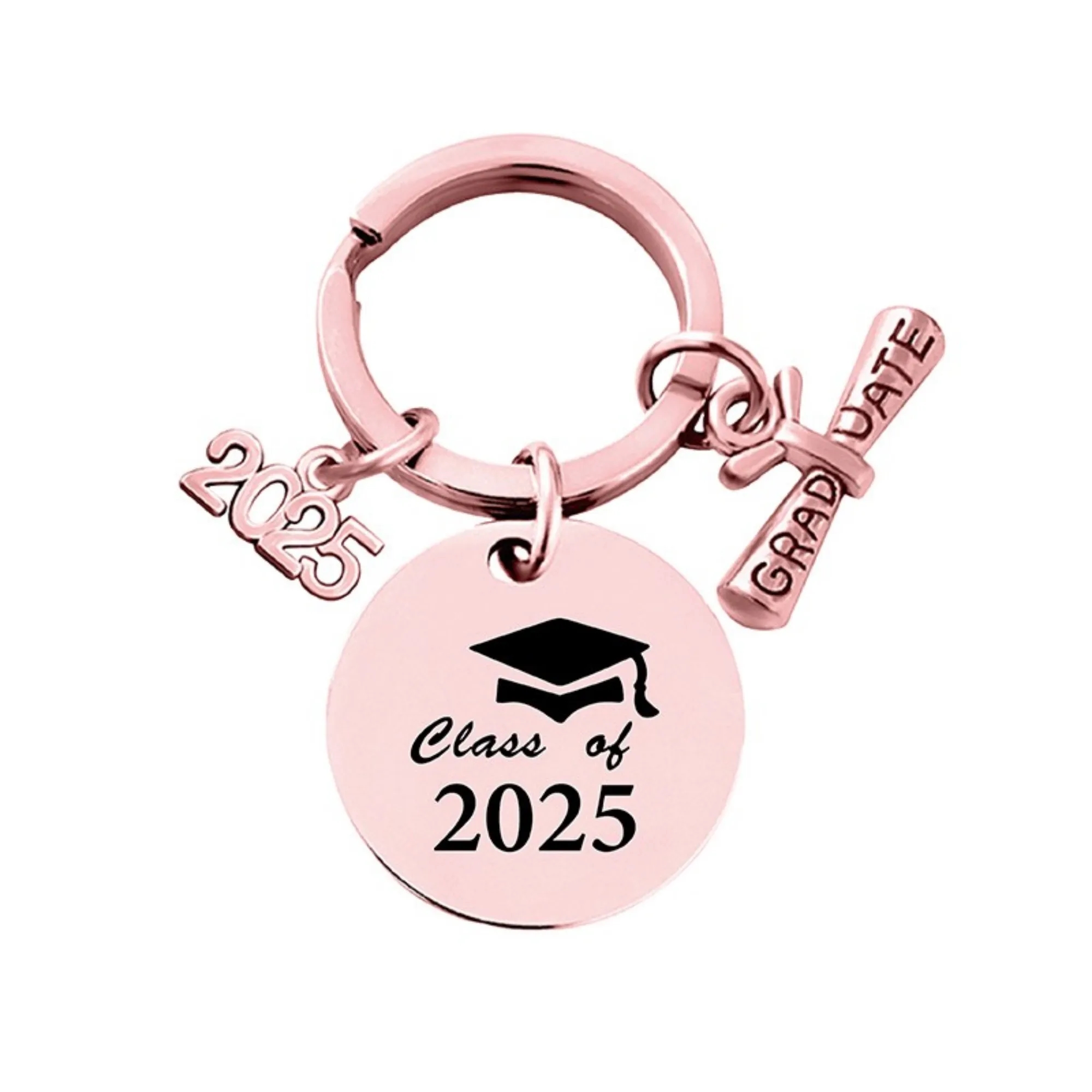 Stainless Grad Keychain 3