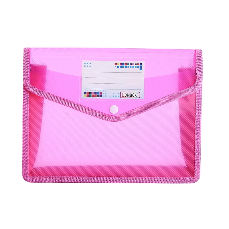 A4 Size Document Storage Bag With Snap Button 17